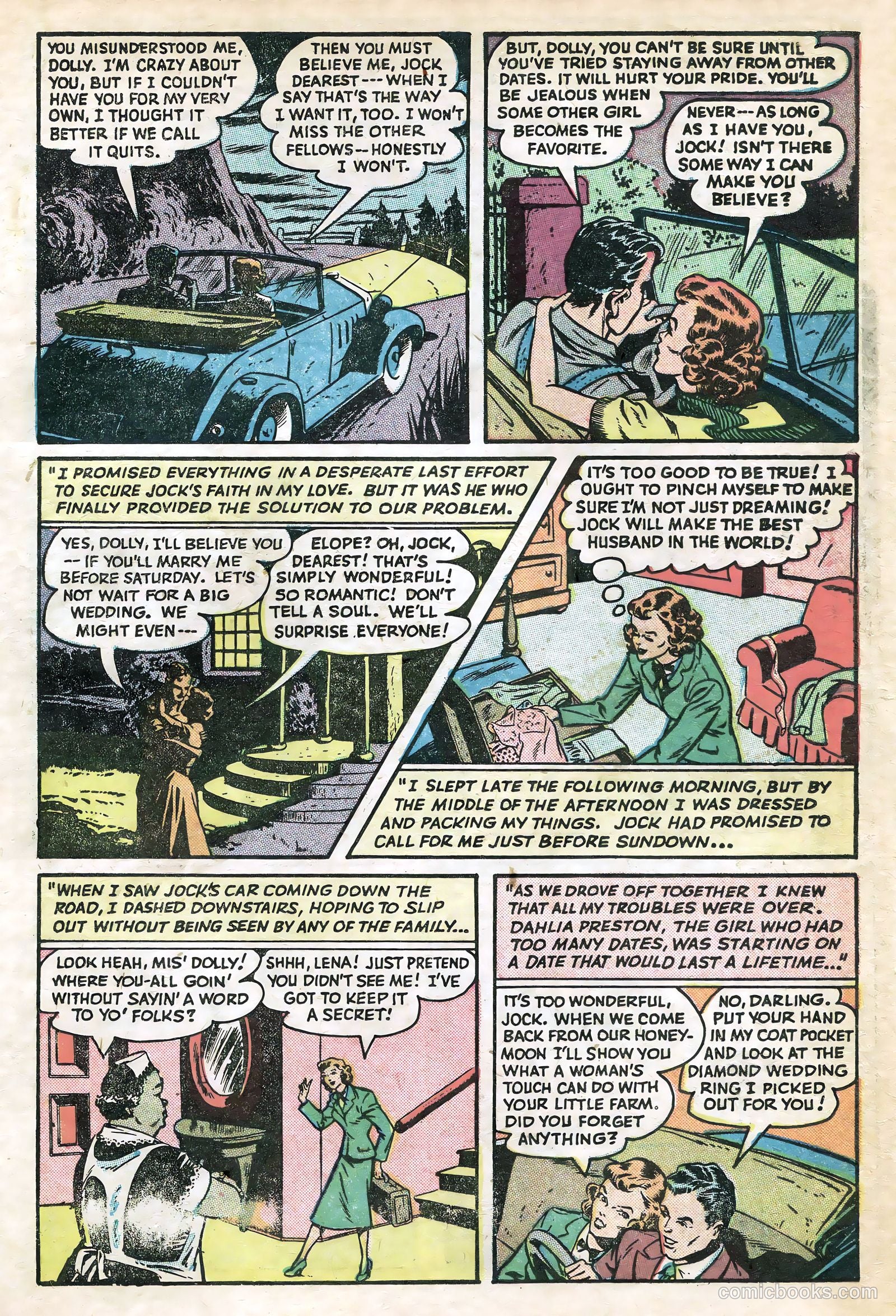 Teen-Age Romances #12 (1950) — page 19 of 36