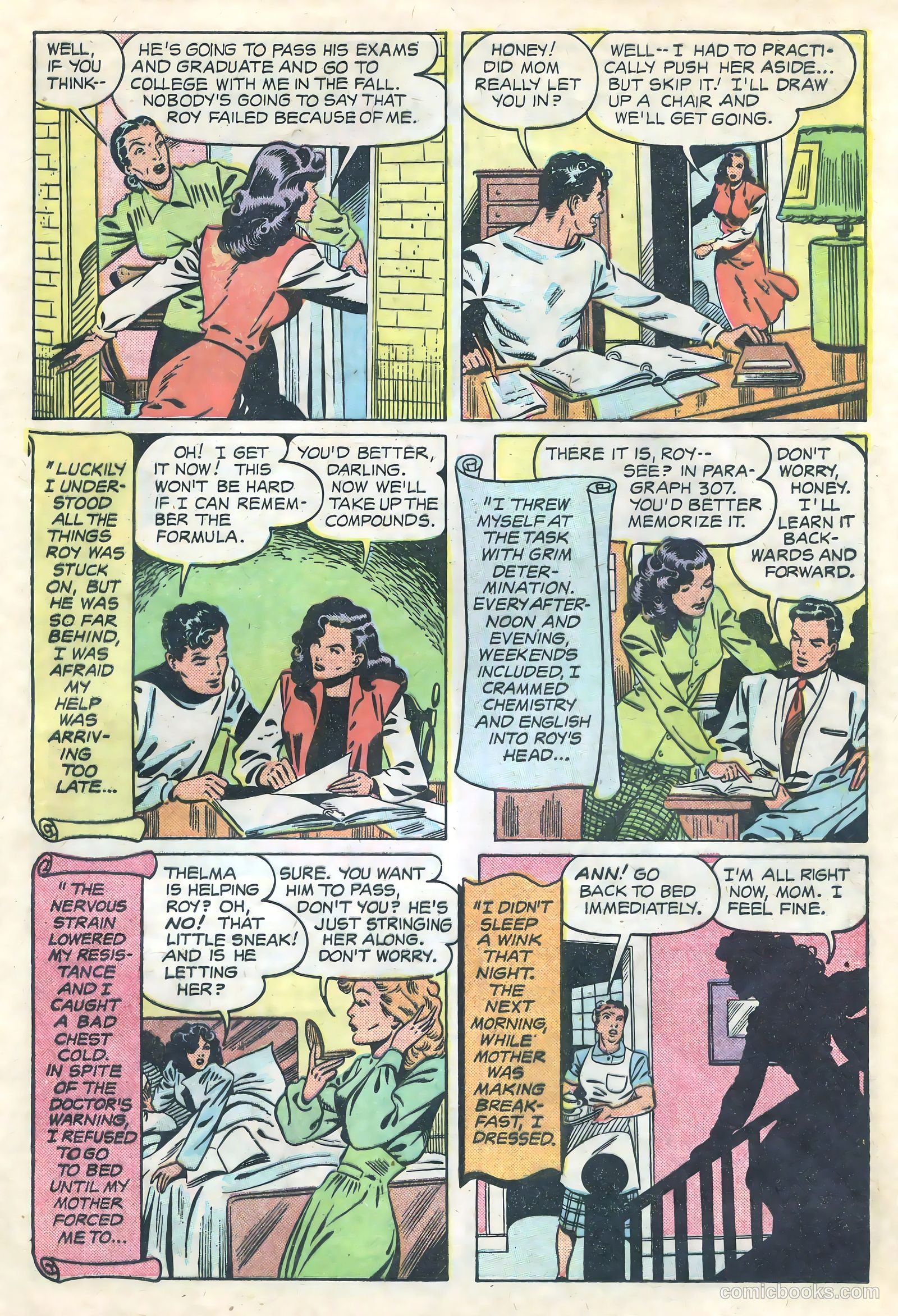 Teen-Age Romances #13 (1950) — page 17 of 36