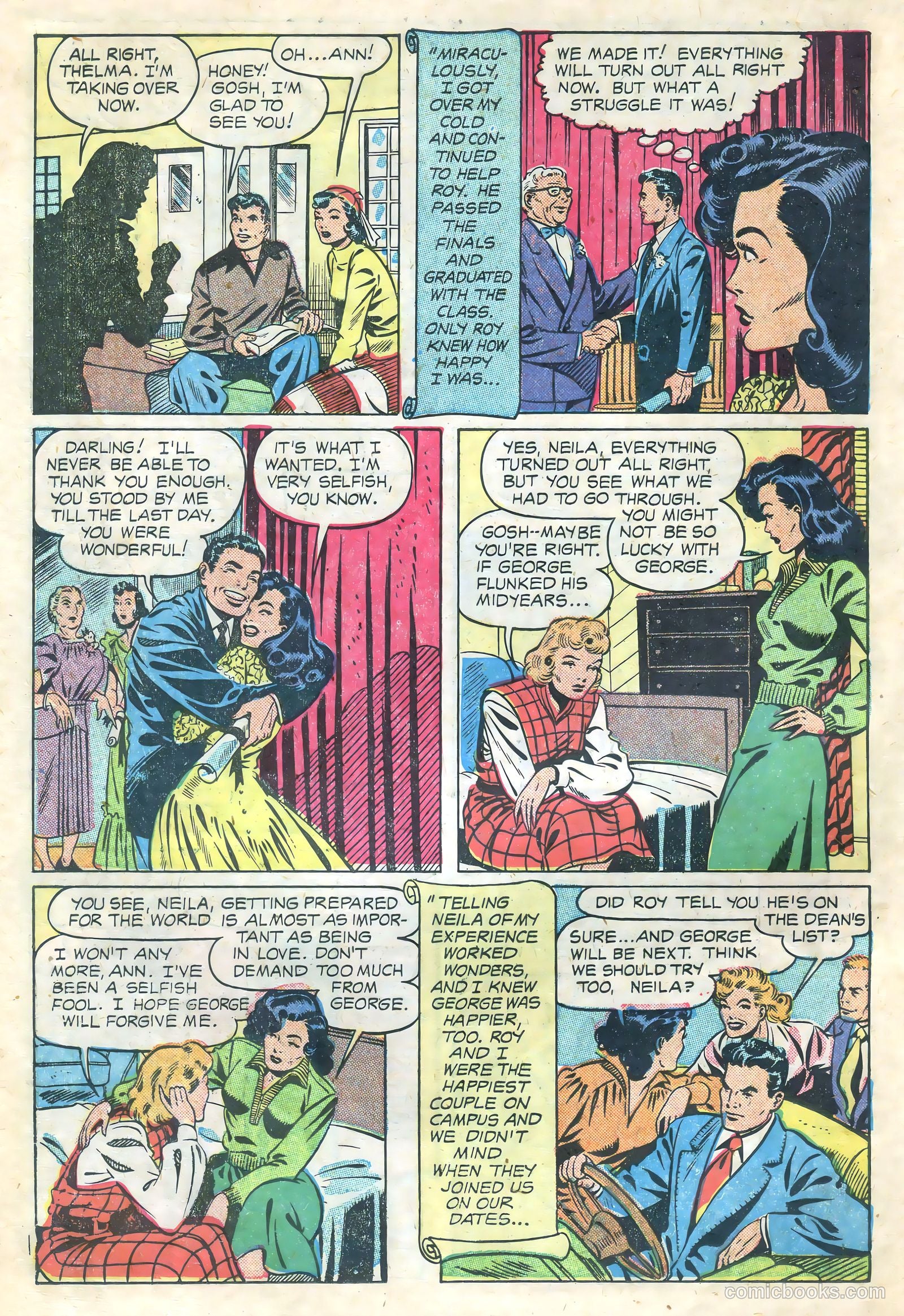 Teen-Age Romances #13 (1950) — page 18 of 36