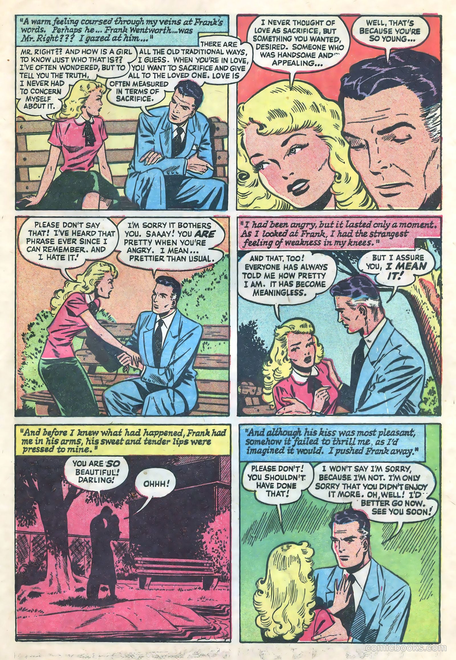 Teen-Age Romances #13 (1950) — page 21 of 36