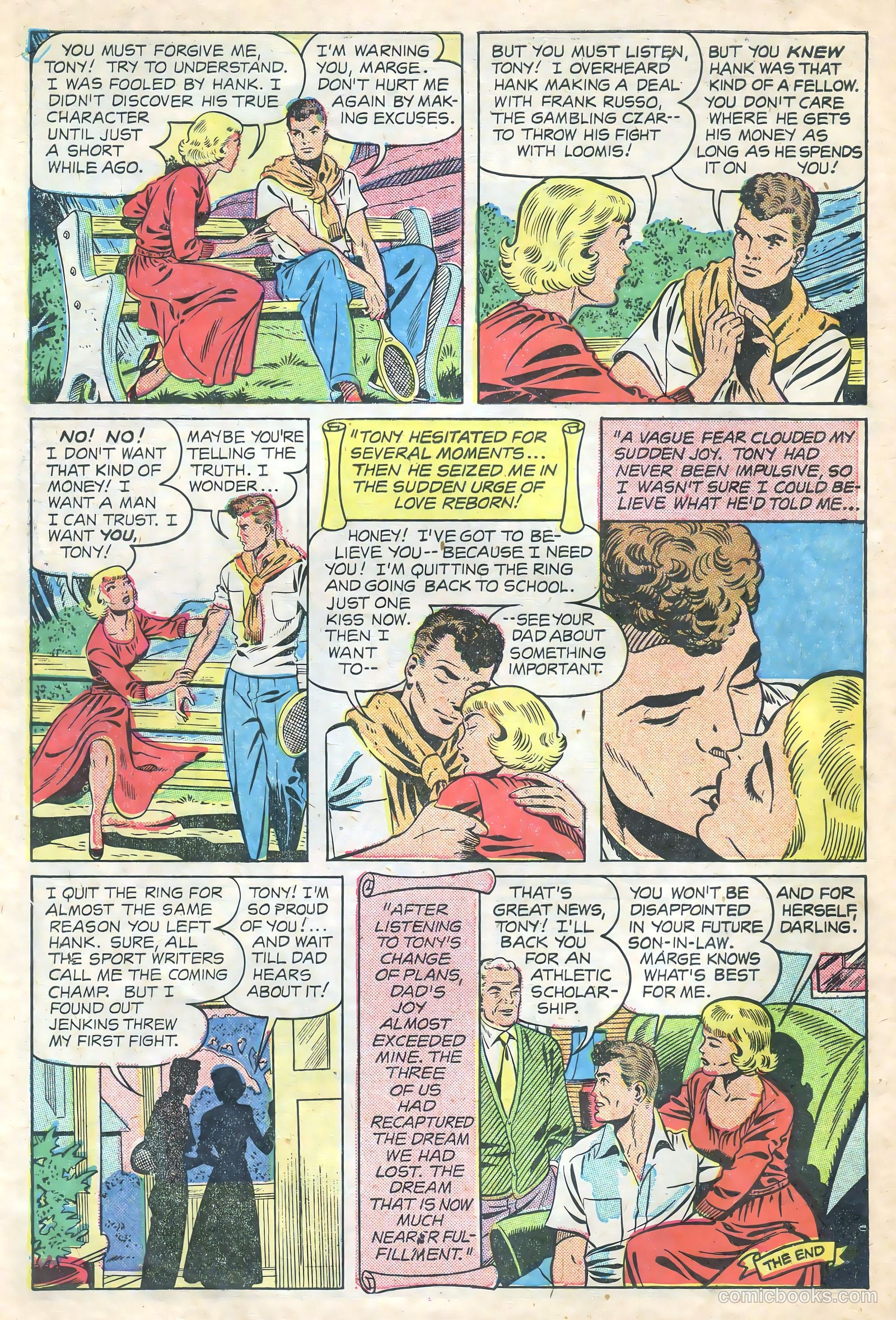 Teen-Age Romances #13 (1950) — page 34 of 36