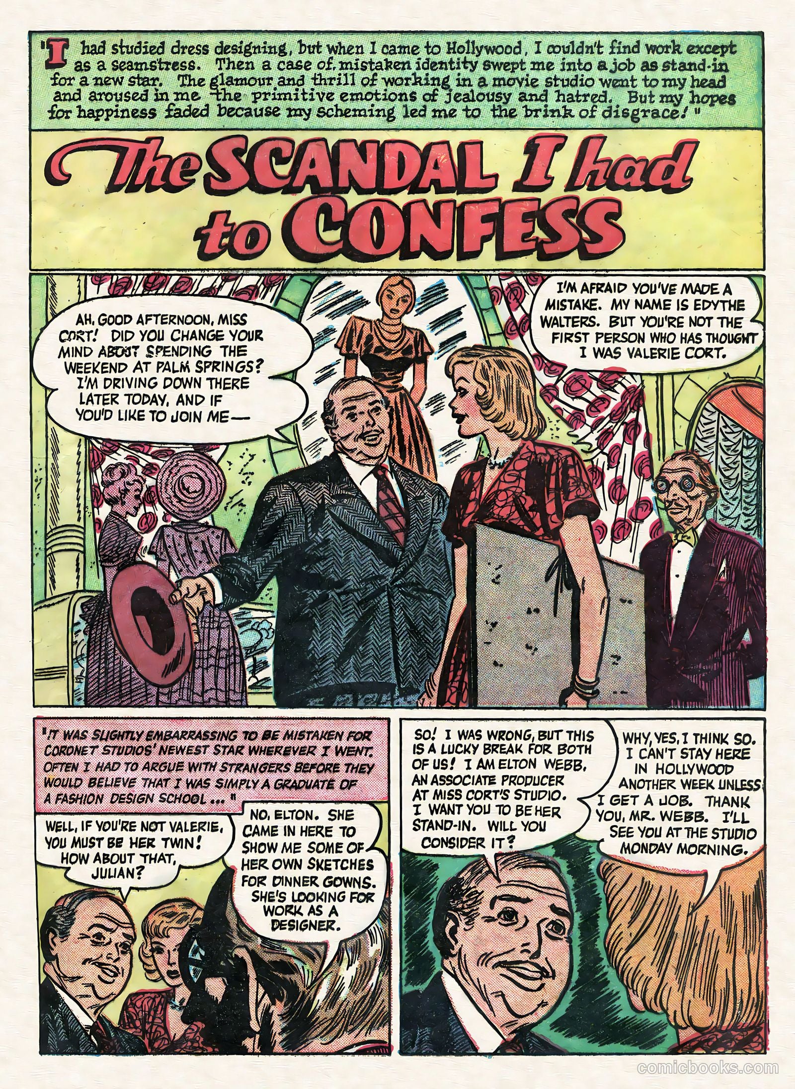 Teen-Age Romances #14 (1951) — page 21 of 36