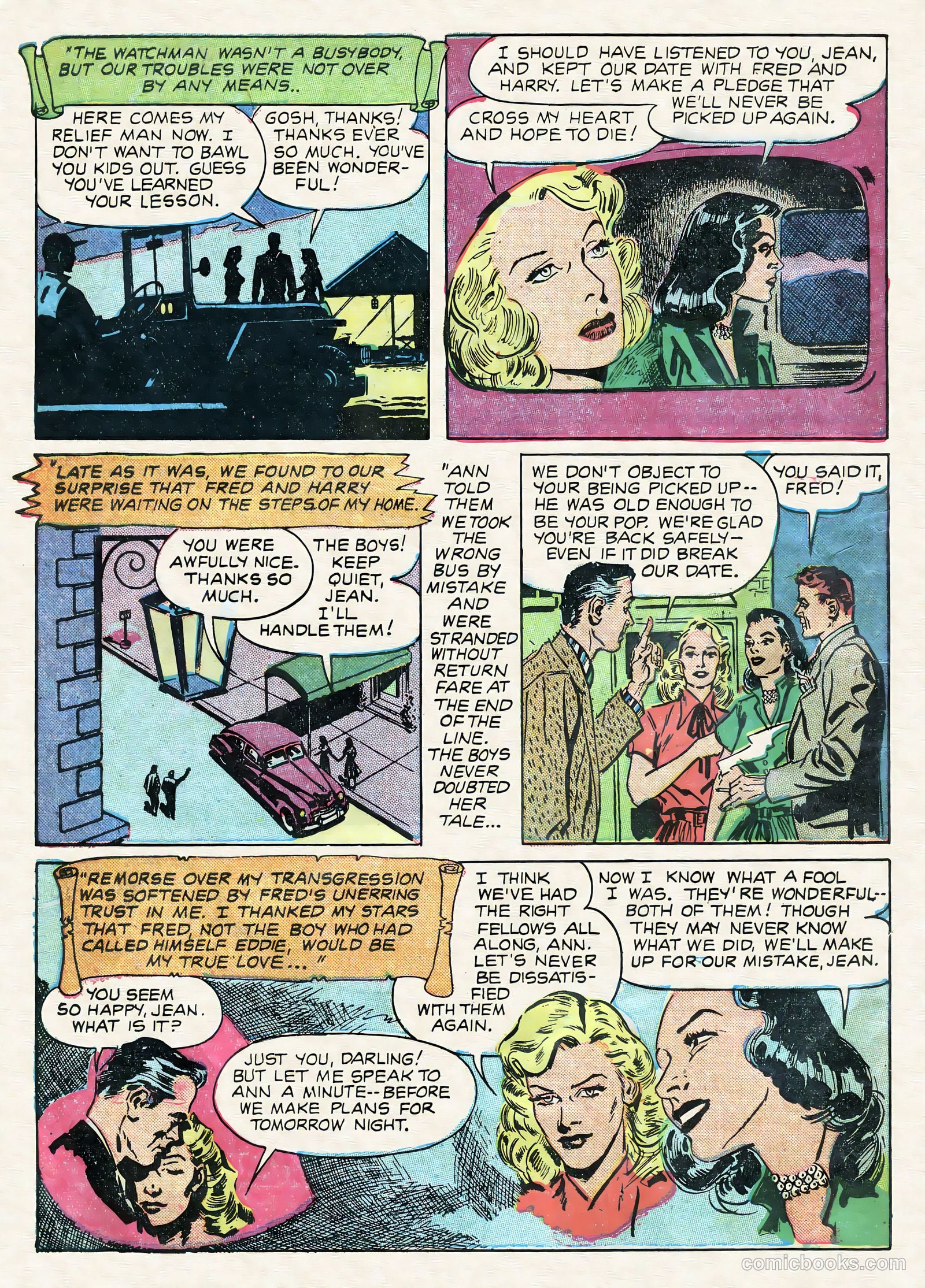 Teen-Age Romances #14 (1951) — page 34 of 36