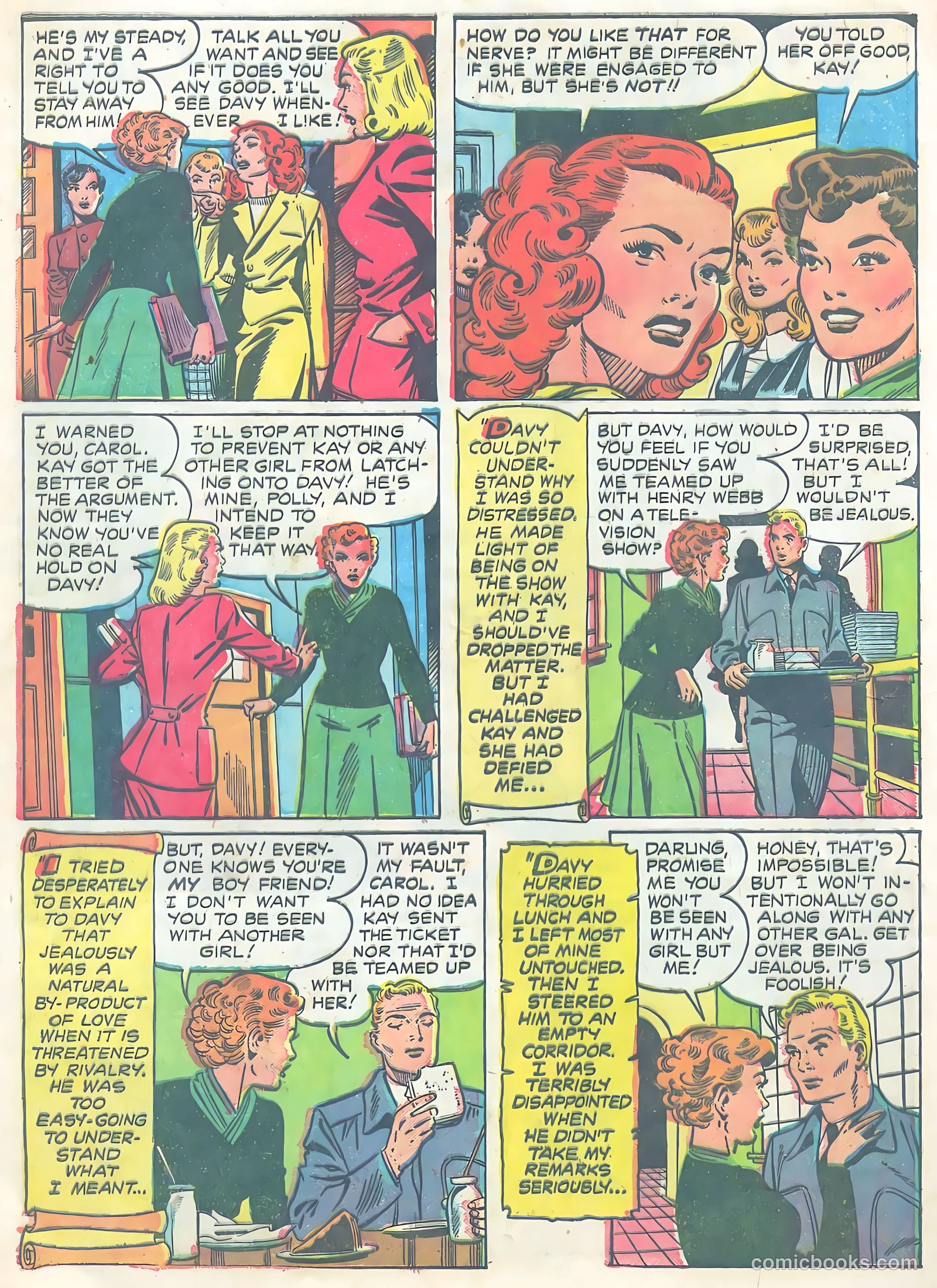 Teen-Age Romances #15 (1951) — page 28 of 36