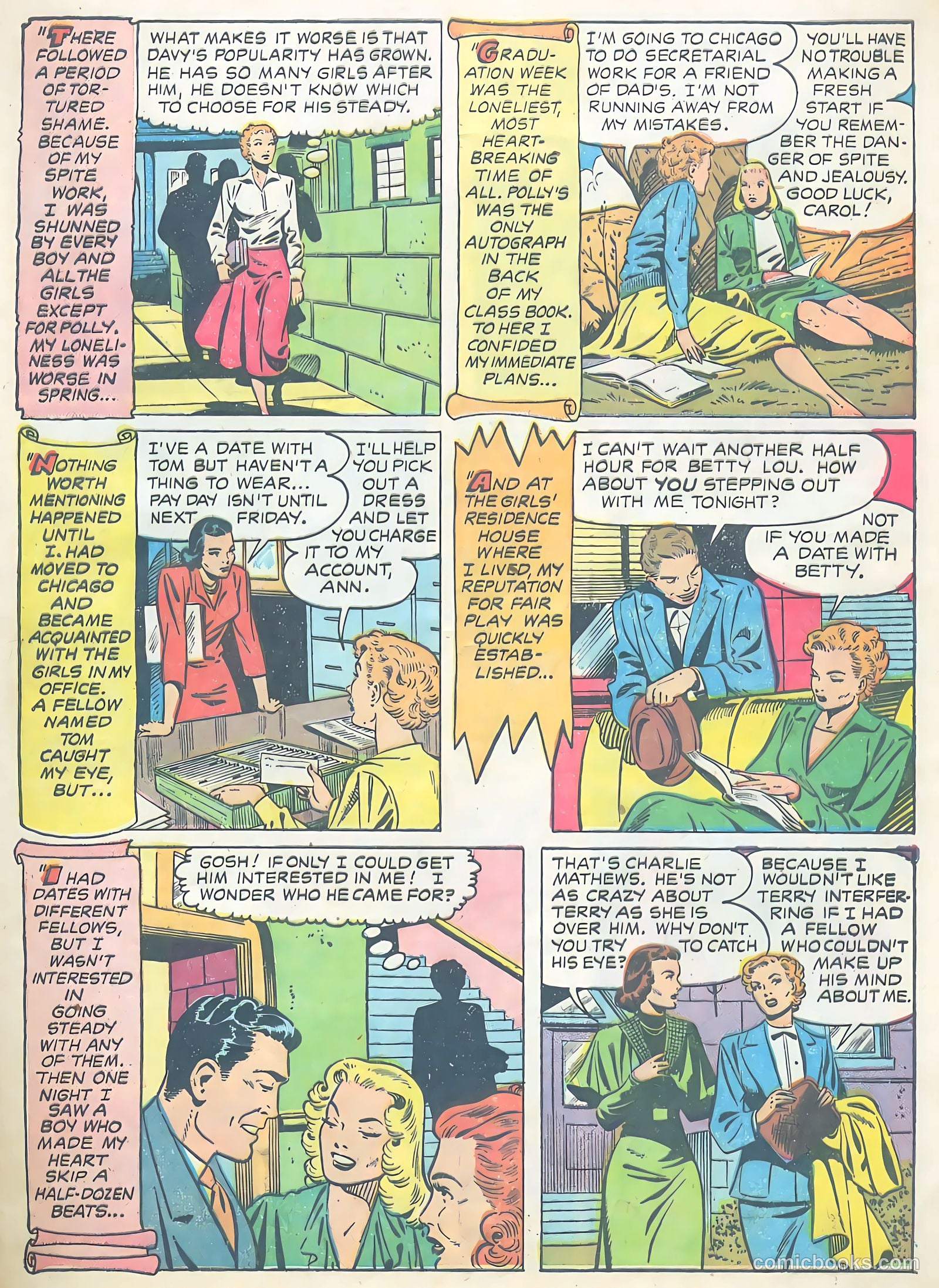Teen-Age Romances #15 (1951) — page 33 of 36