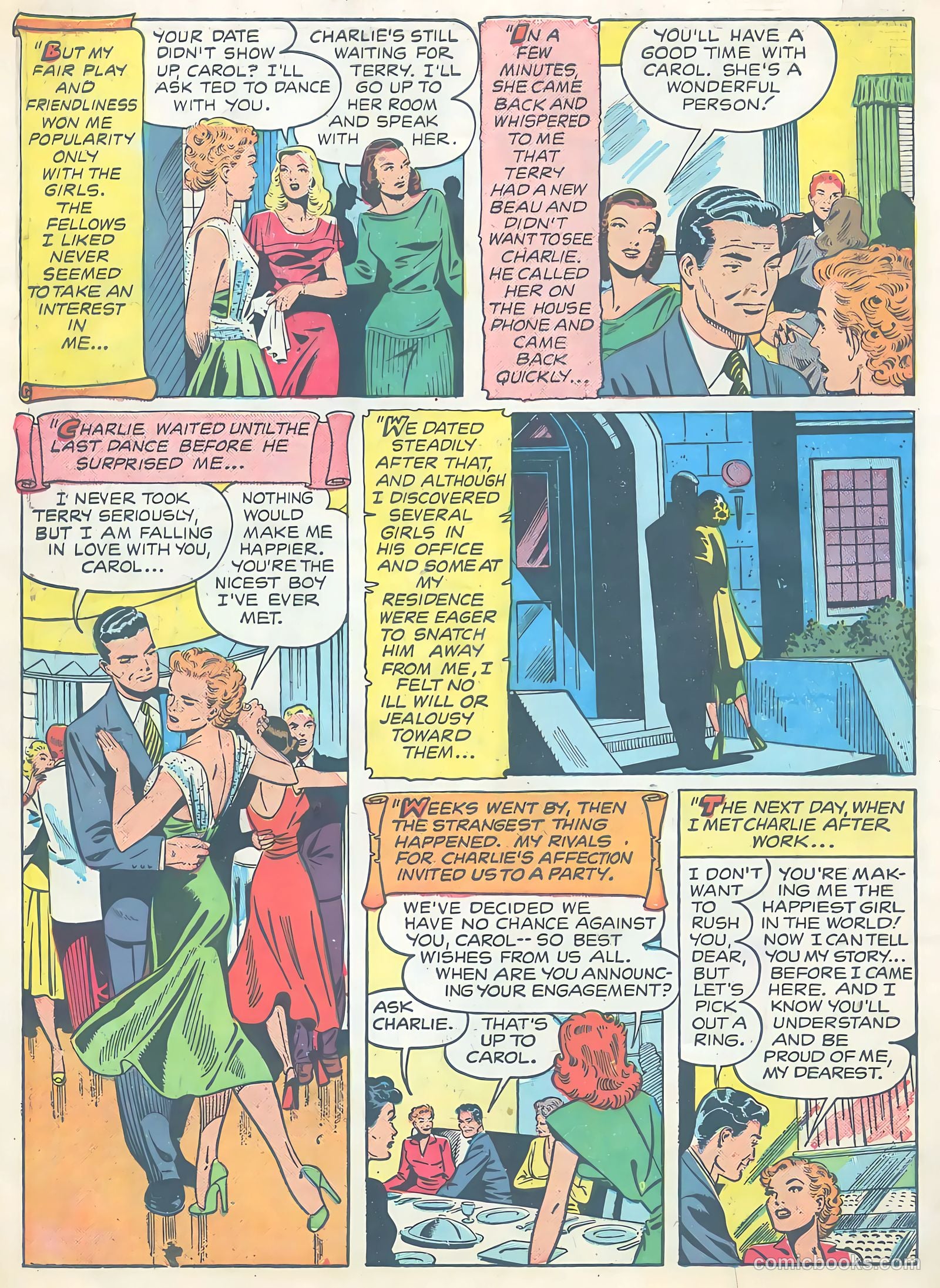 Teen-Age Romances #15 (1951) — page 34 of 36