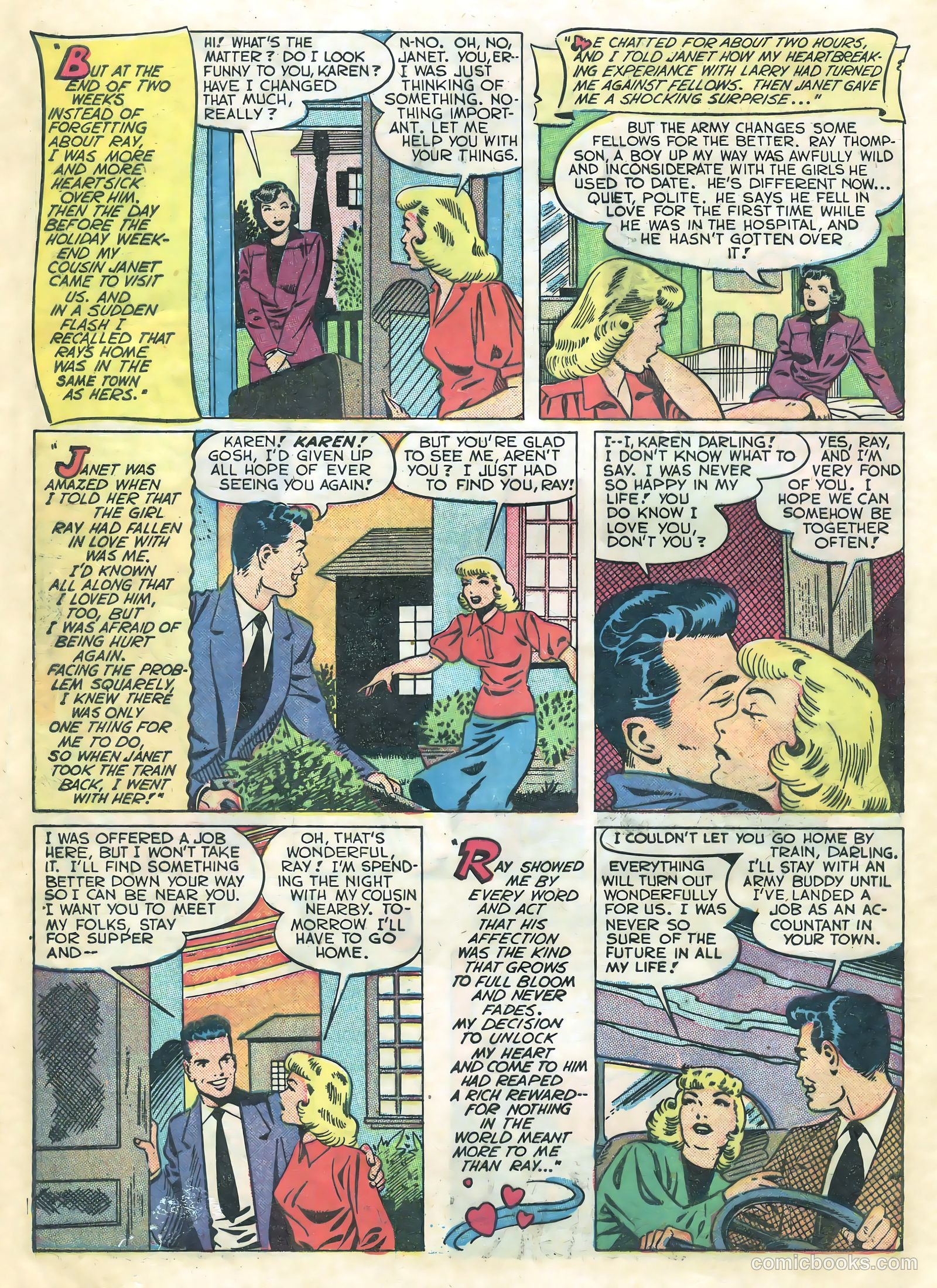 Teen-Age Romances #16 (1951) — page 8 of 36