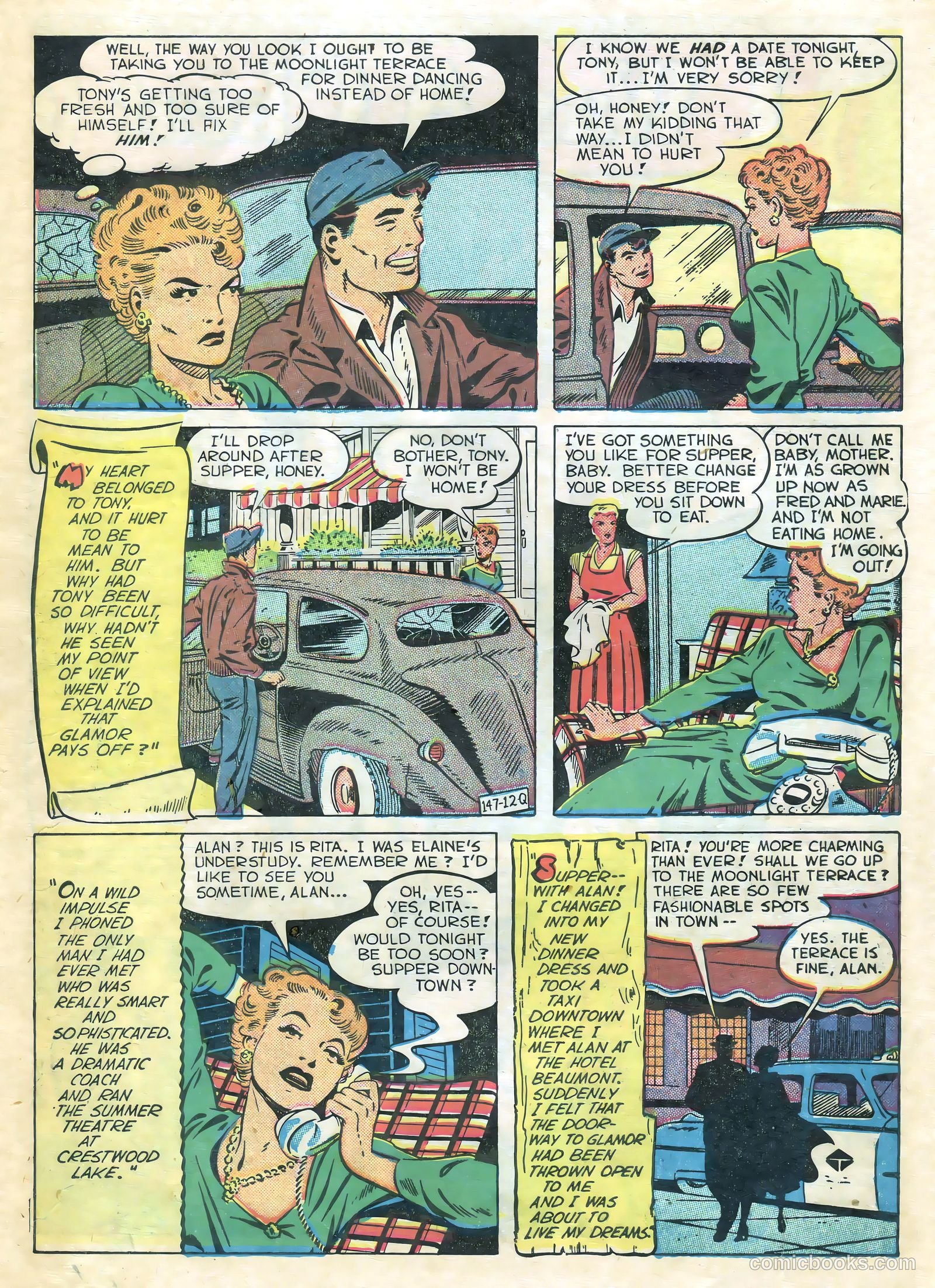Teen-Age Romances #16 (1951) — page 10 of 36