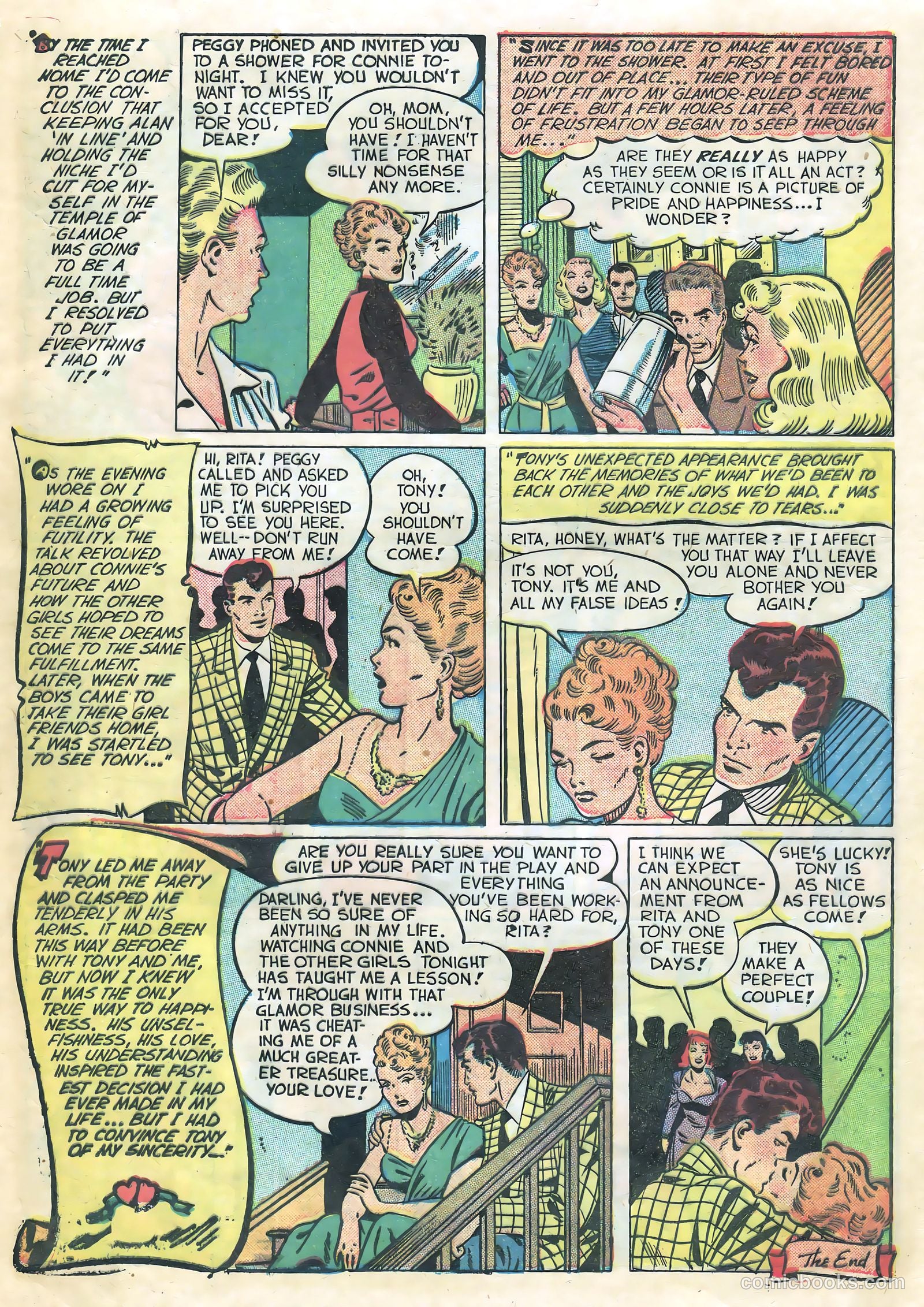 Teen-Age Romances #16 (1951) — page 16 of 36