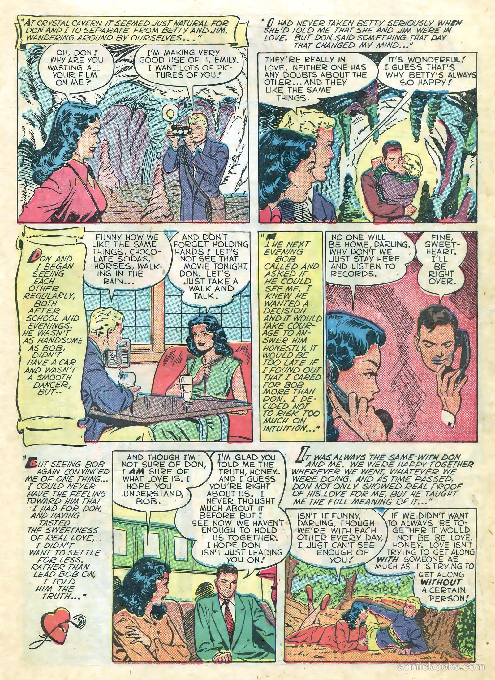 Teen-Age Romances #16 (1951) — page 19 of 36
