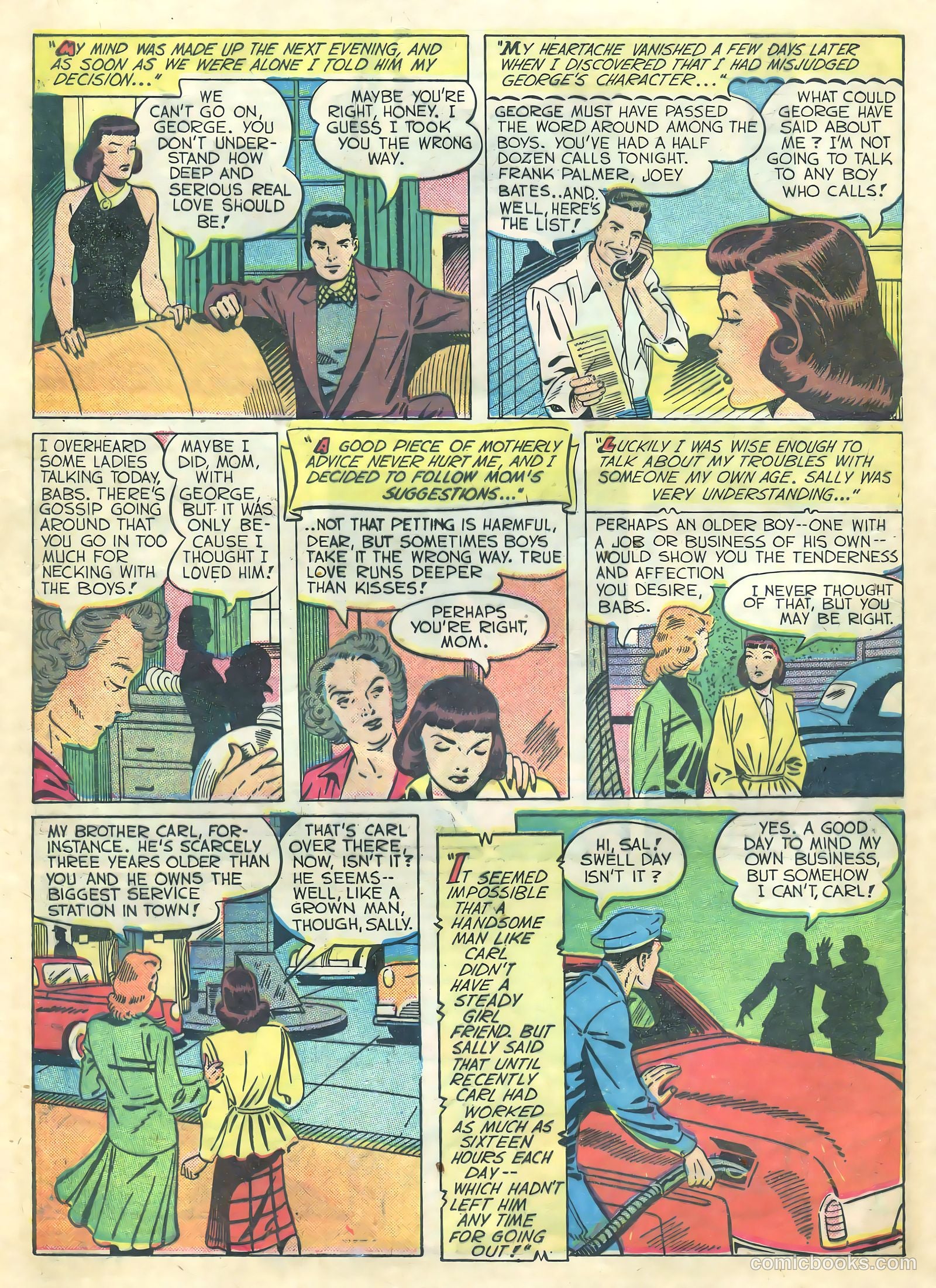 Teen-Age Romances #16 (1951) — page 24 of 36
