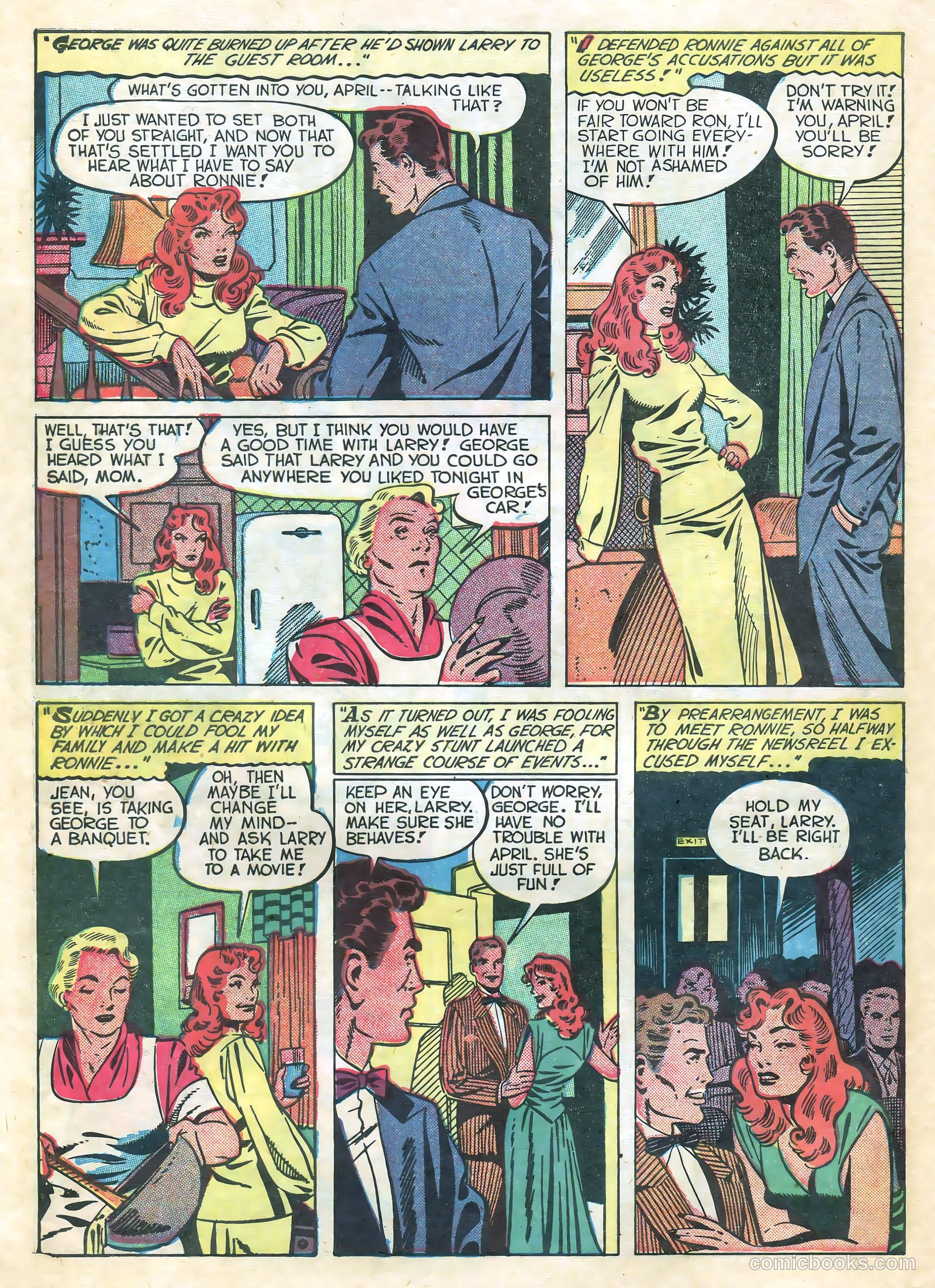 Teen-Age Romances #16 (1951) — page 30 of 36