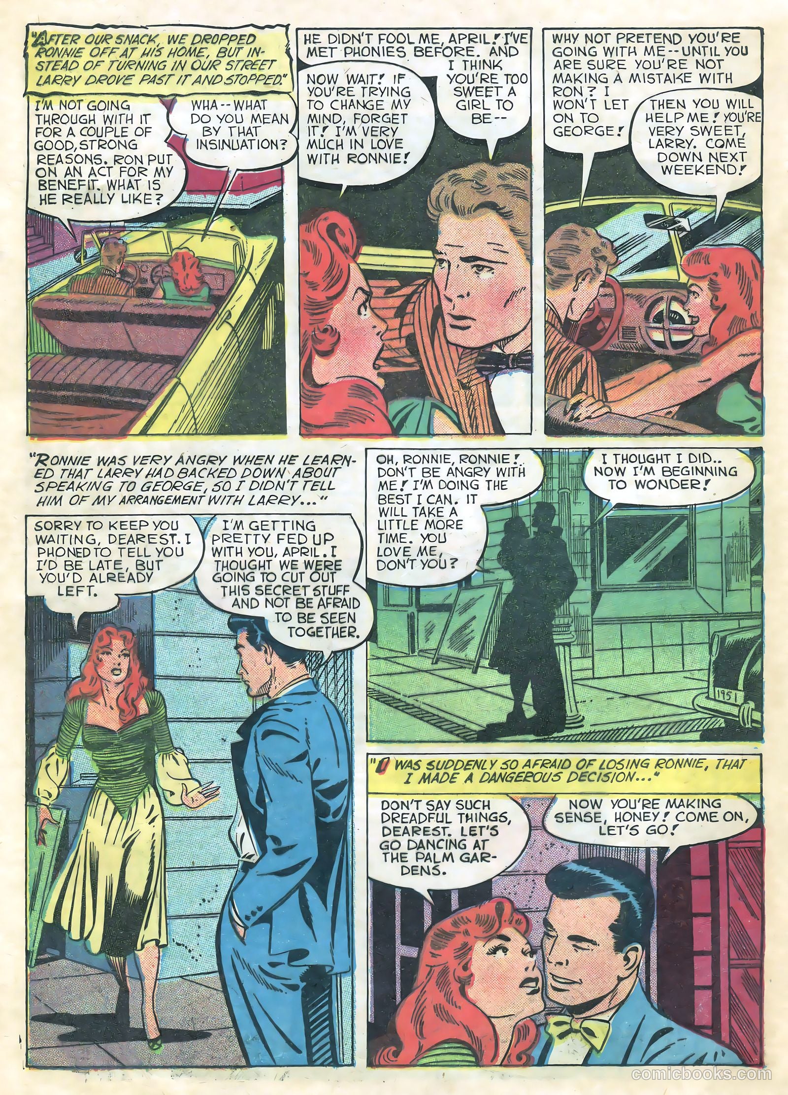 Teen-Age Romances #16 (1951) — page 32 of 36