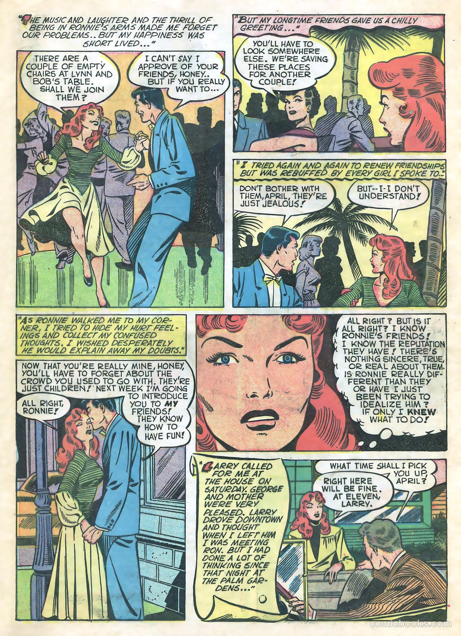 Teen-Age Romances #16 (1951) — page 33 of 36