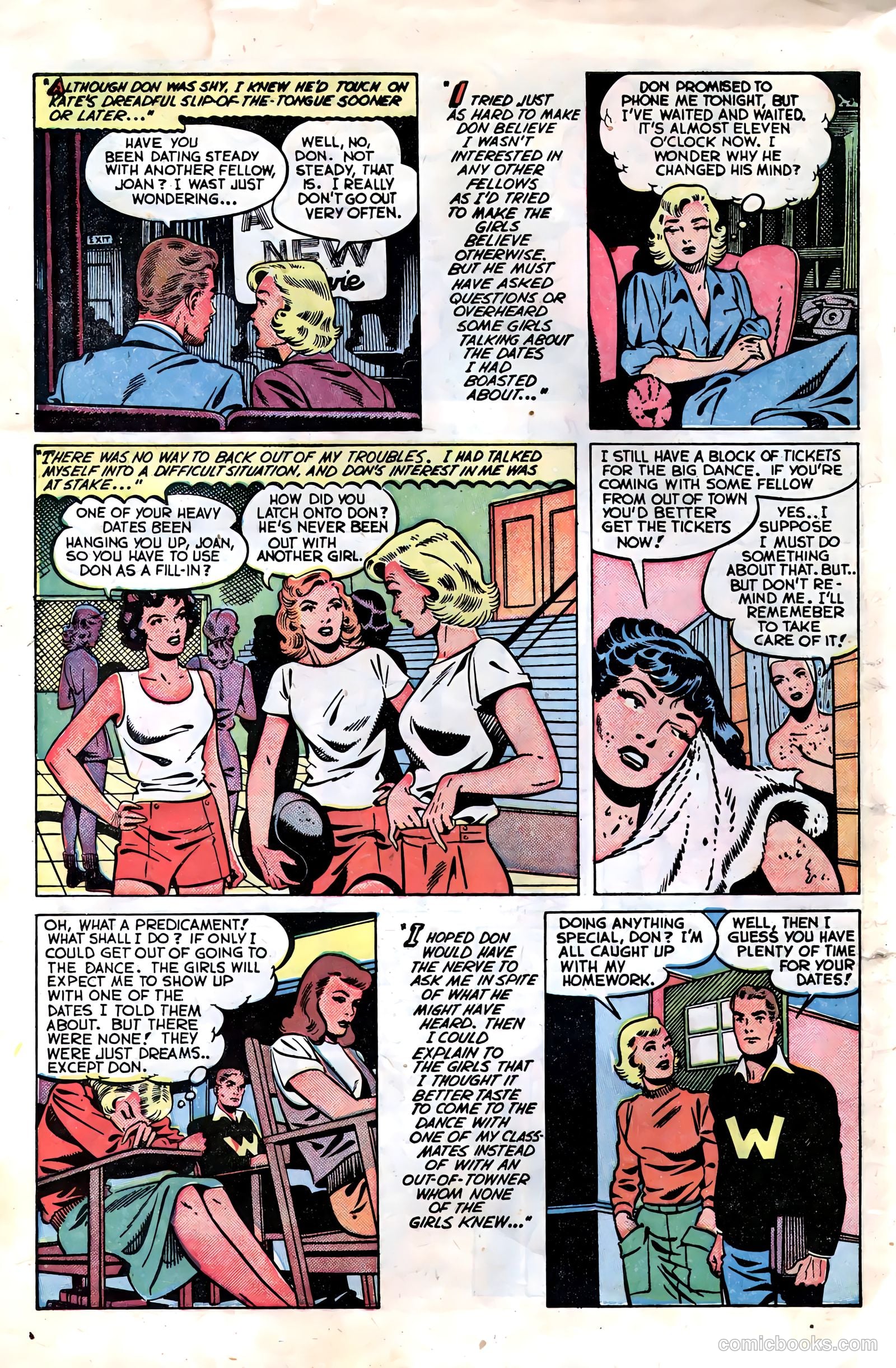 Teen-Age Romances #17 (1951) — page 6 of 36