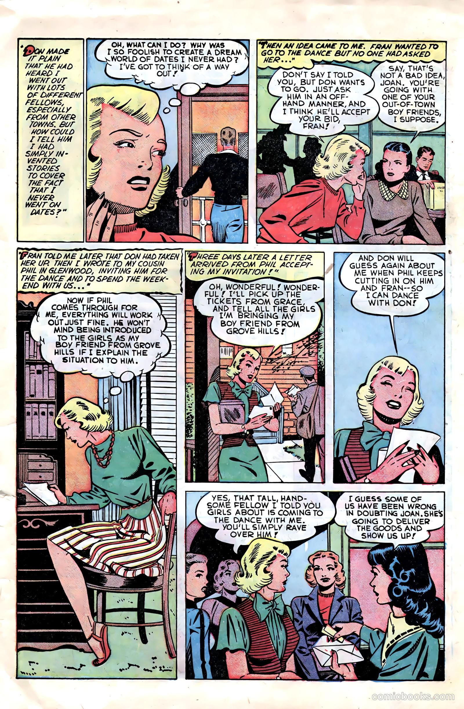 Teen-Age Romances #17 (1951) — page 7 of 36