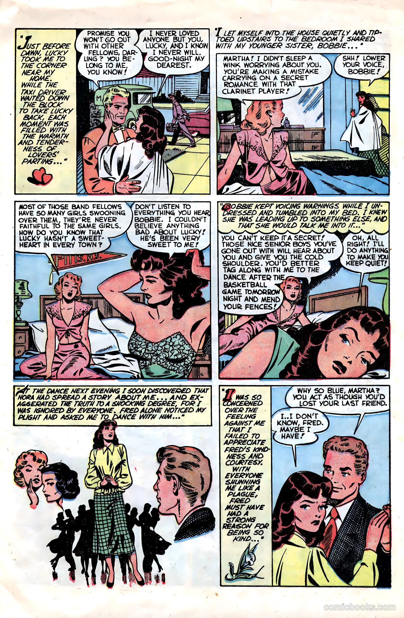 Teen-Age Romances #17 (1951) — page 21 of 36