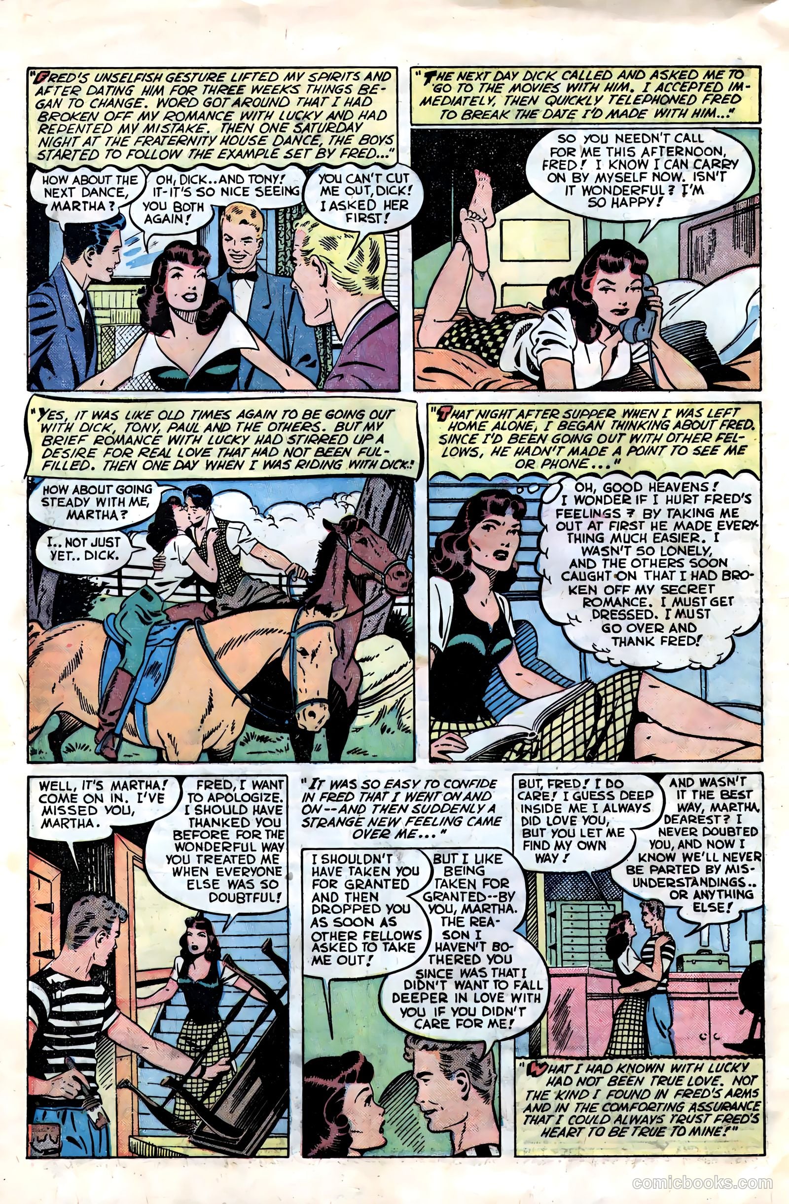 Teen-Age Romances #17 (1951) — page 24 of 36