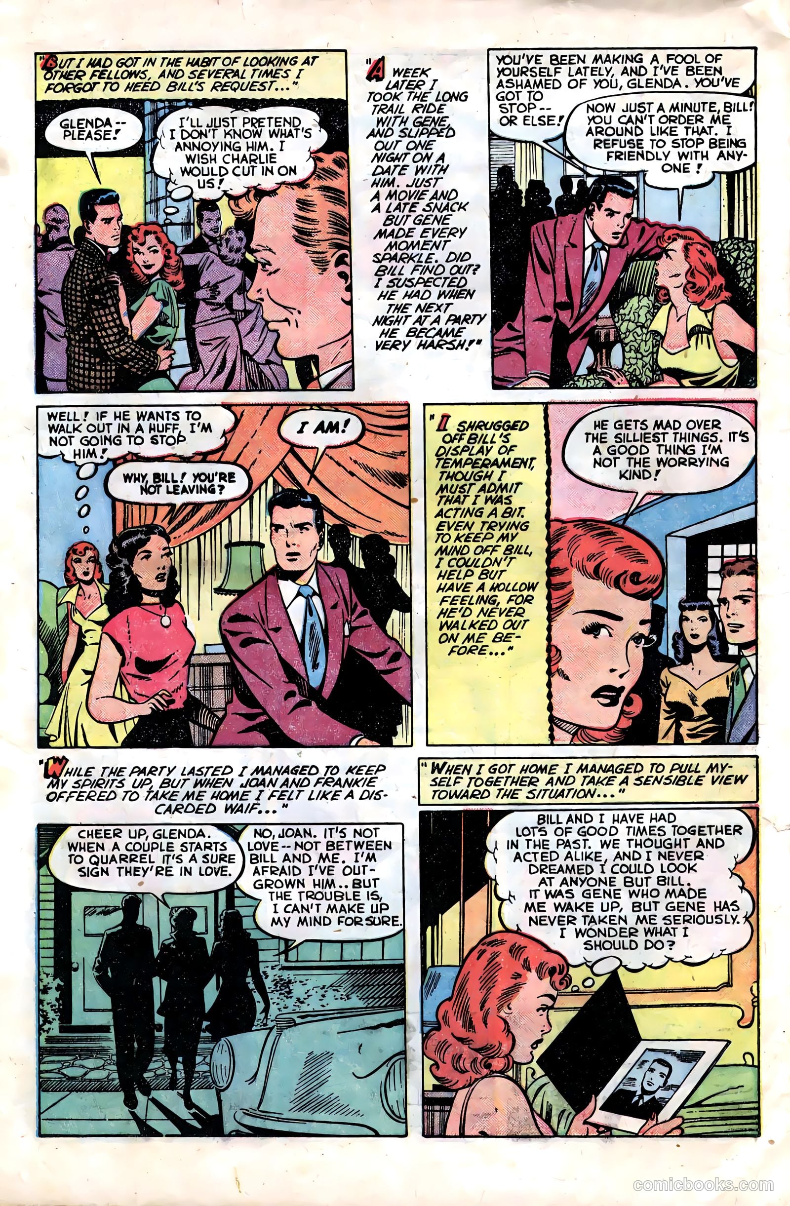 Teen-Age Romances #17 (1951) — page 32 of 36