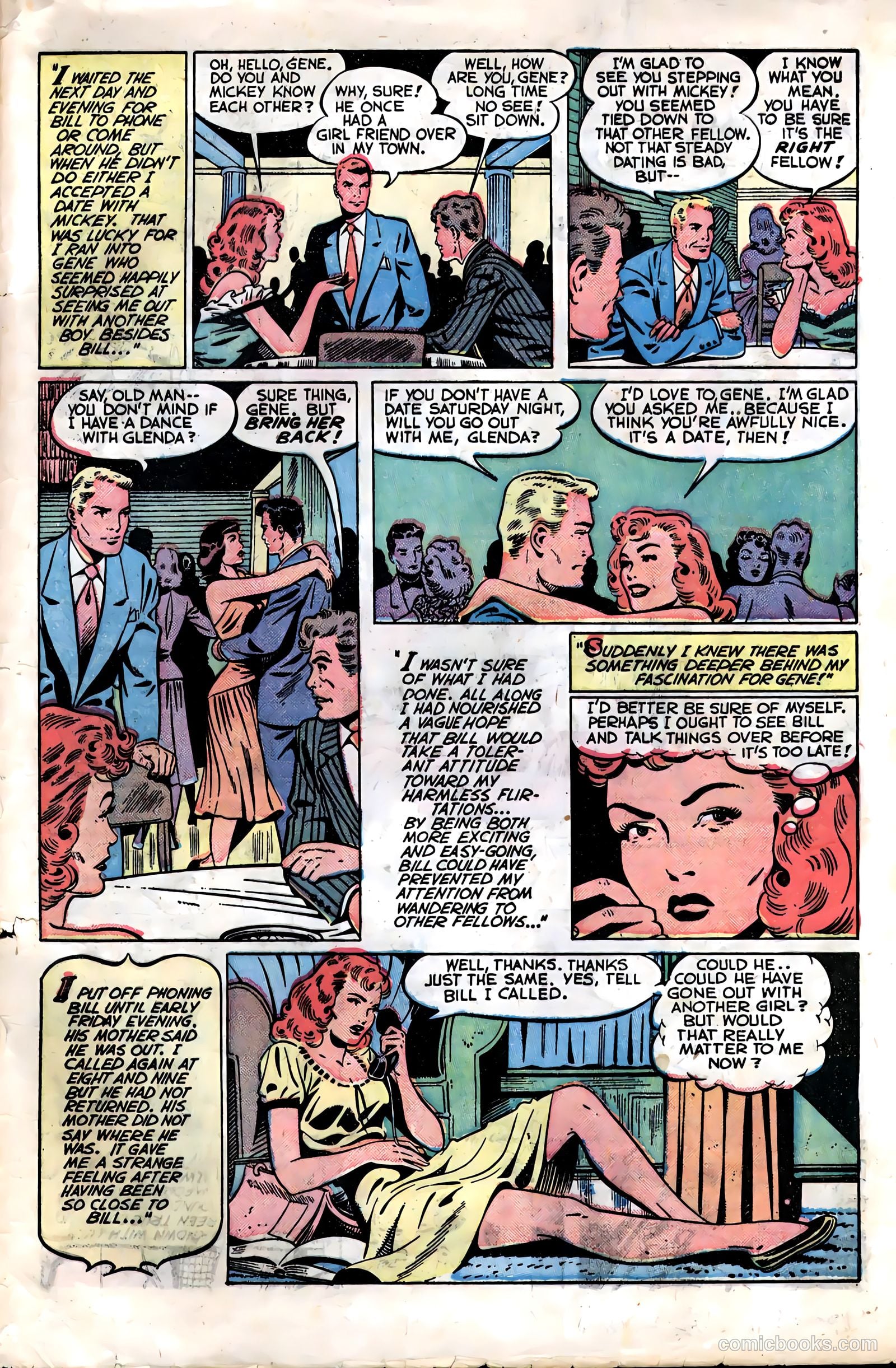 Teen-Age Romances #17 (1951) — page 33 of 36