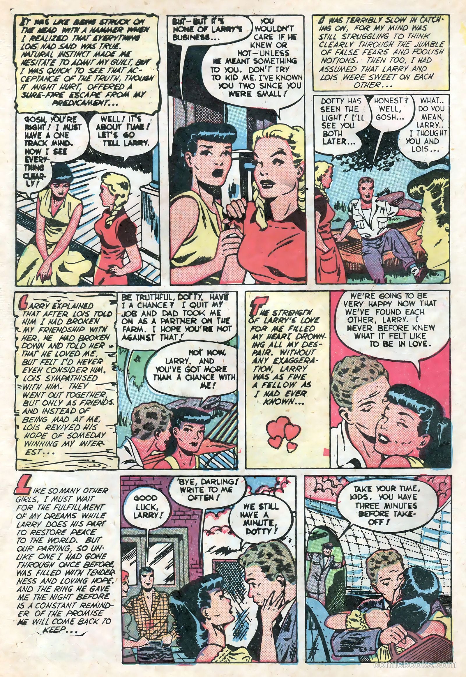Teen-Age Romances #18 (1951) — page 10 of 36