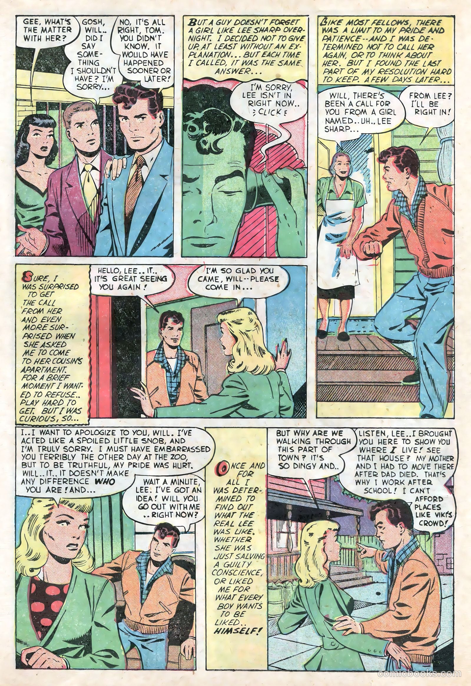 Teen-Age Romances #18 (1951) — page 15 of 36