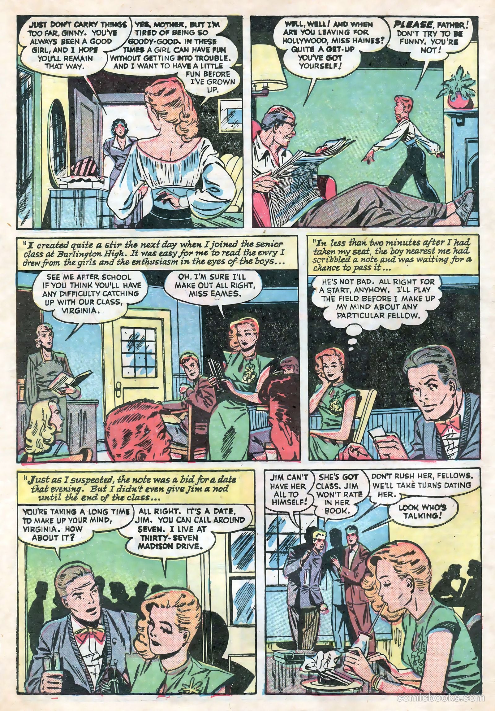 Teen-Age Romances #18 (1951) — page 18 of 36