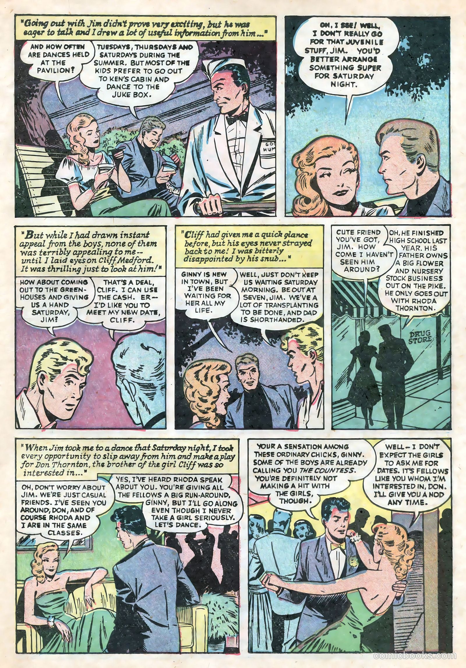 Teen-Age Romances #18 (1951) — page 19 of 36