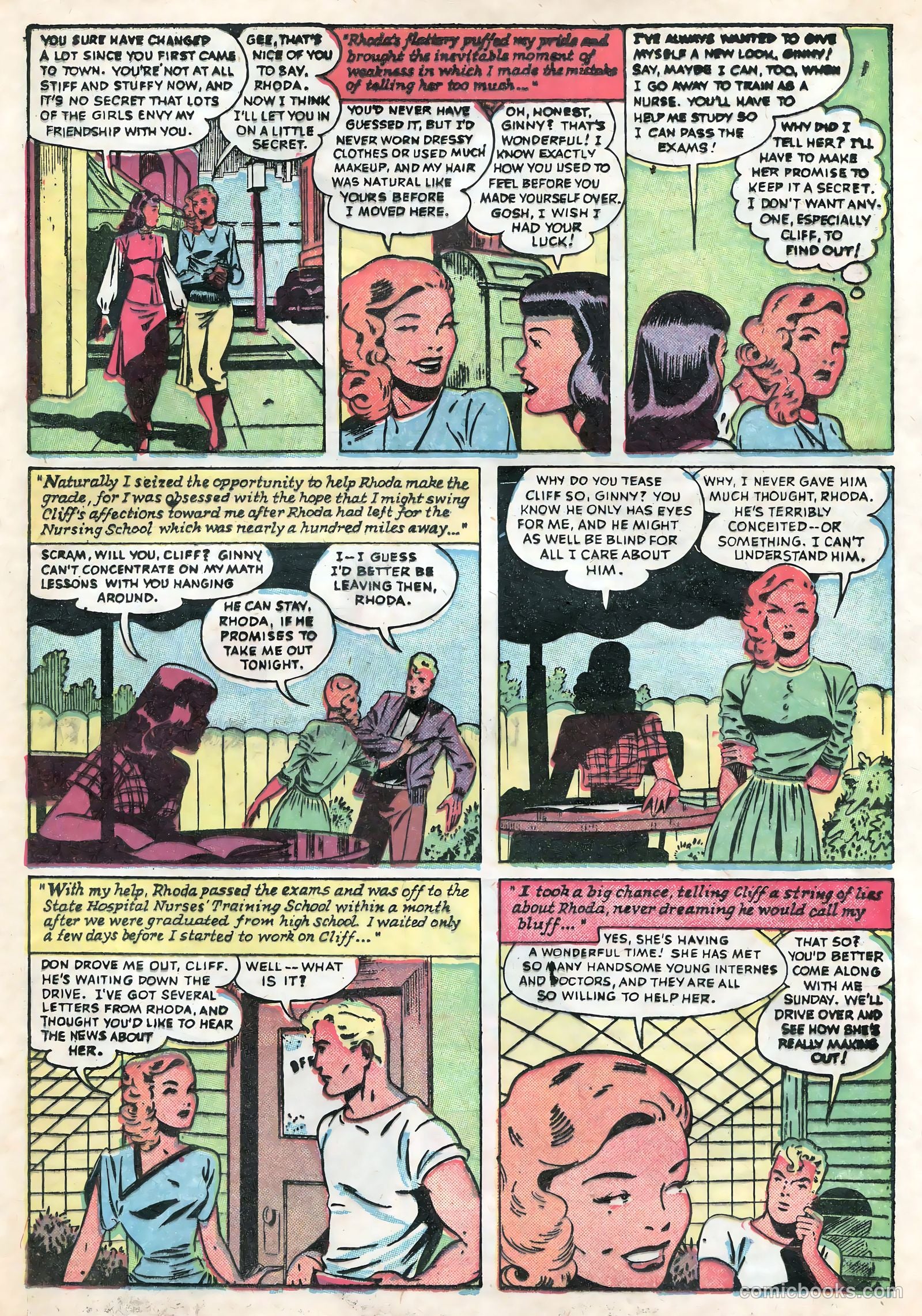 Teen-Age Romances #18 (1951) — page 21 of 36