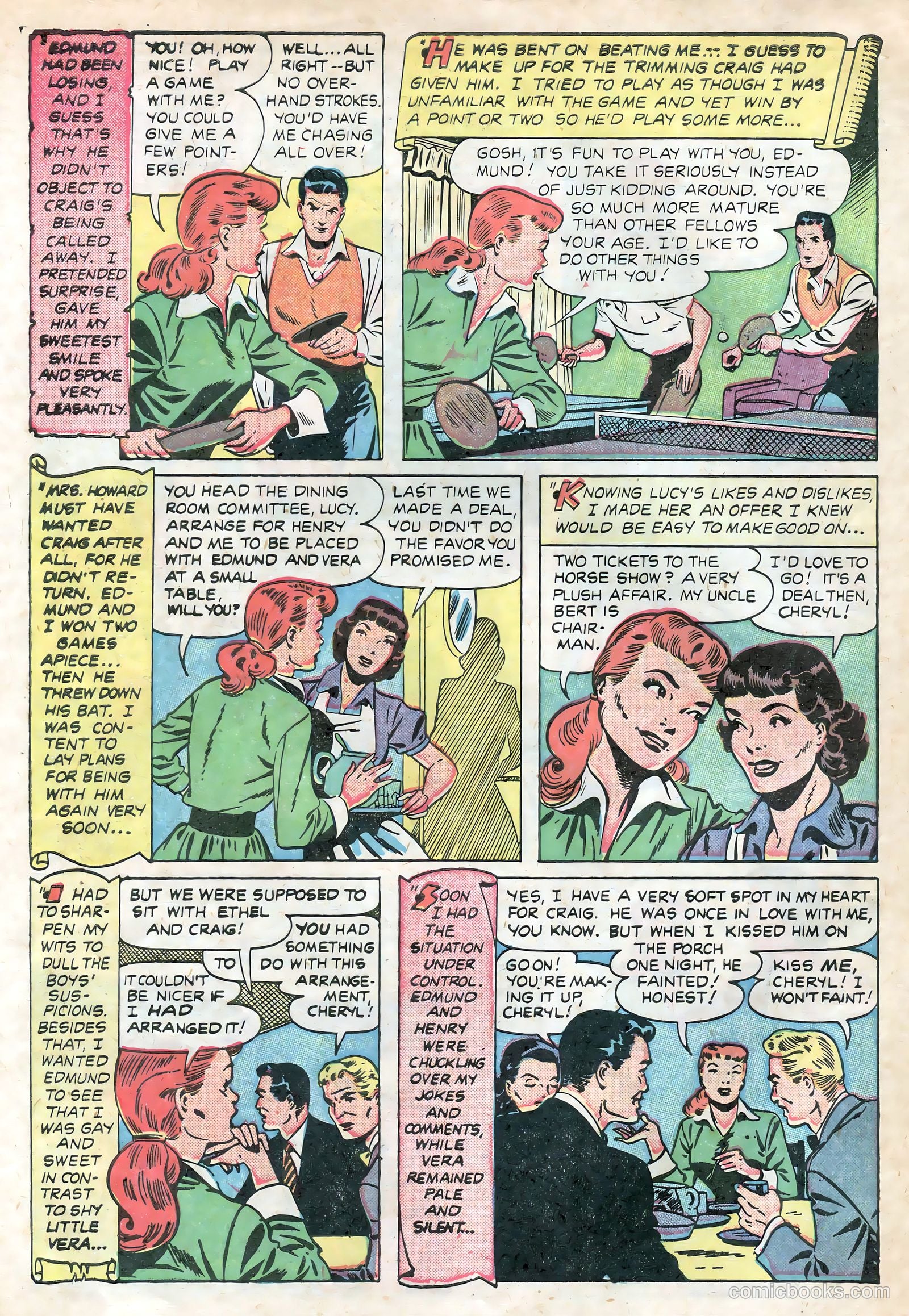 Teen-Age Romances #18 (1951) — page 30 of 36