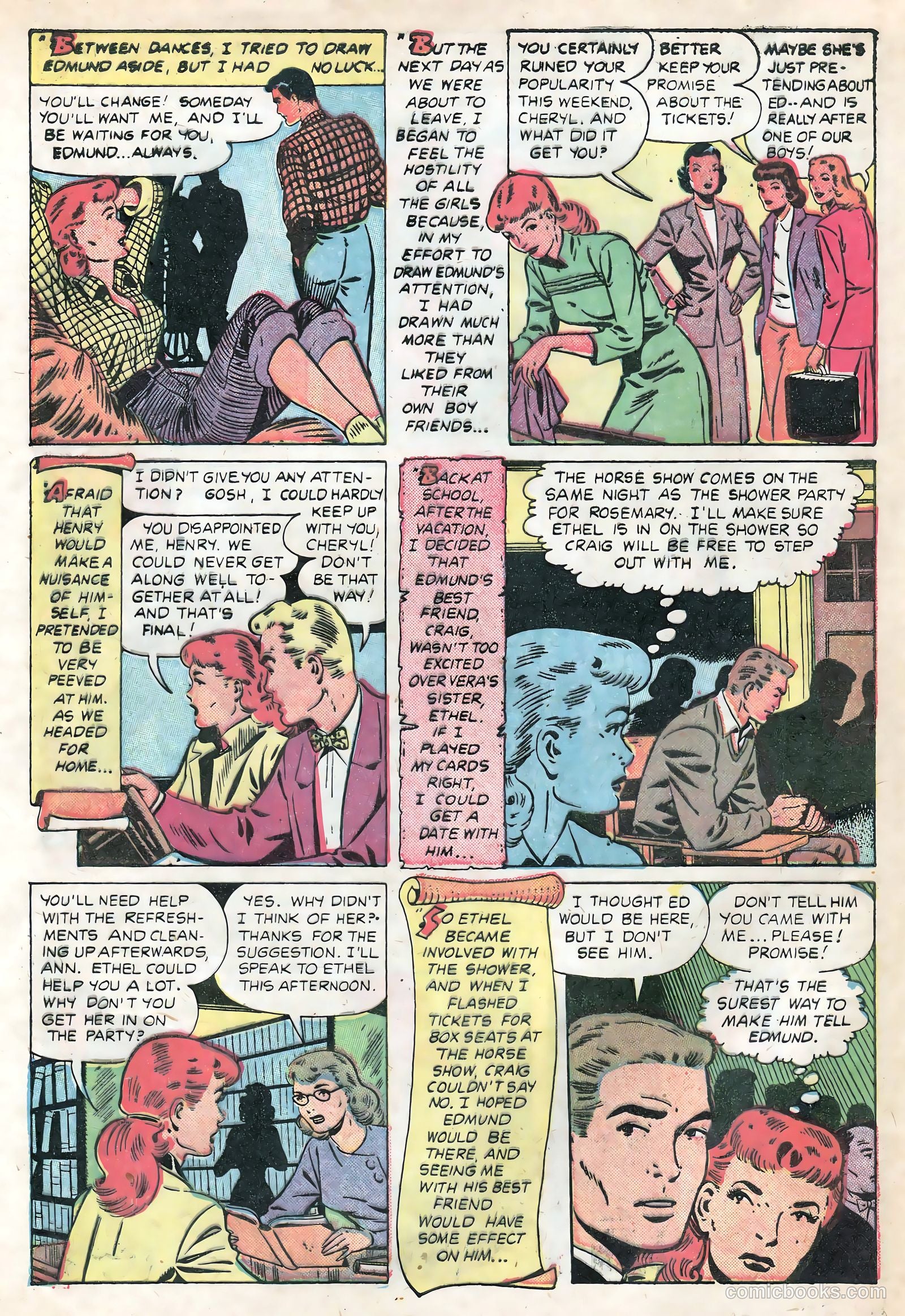 Teen-Age Romances #18 (1951) — page 32 of 36
