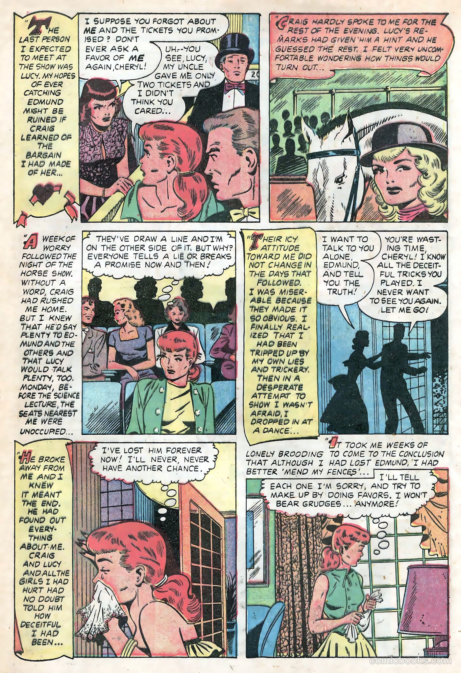 Teen-Age Romances #18 (1951) — page 33 of 36