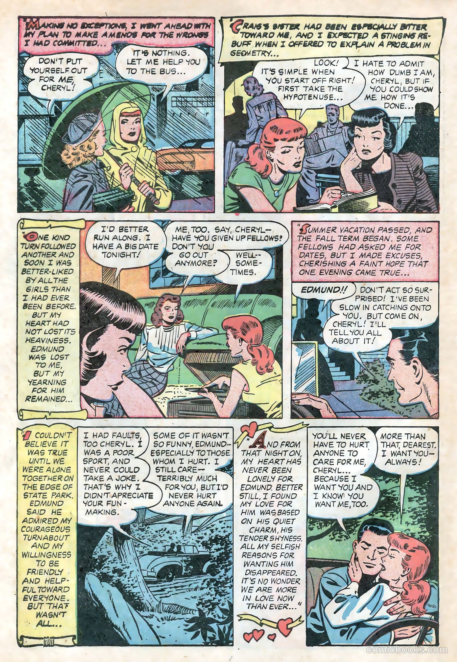 Teen-Age Romances #18 (1951) — page 34 of 36
