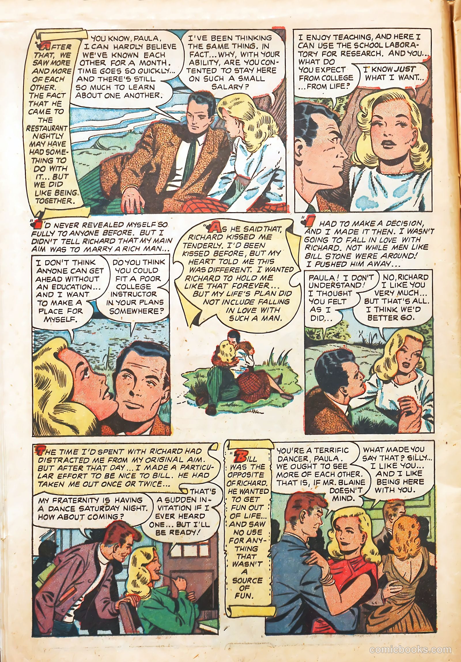 Teen-Age Romances #19 (1951) — page 12 of 36