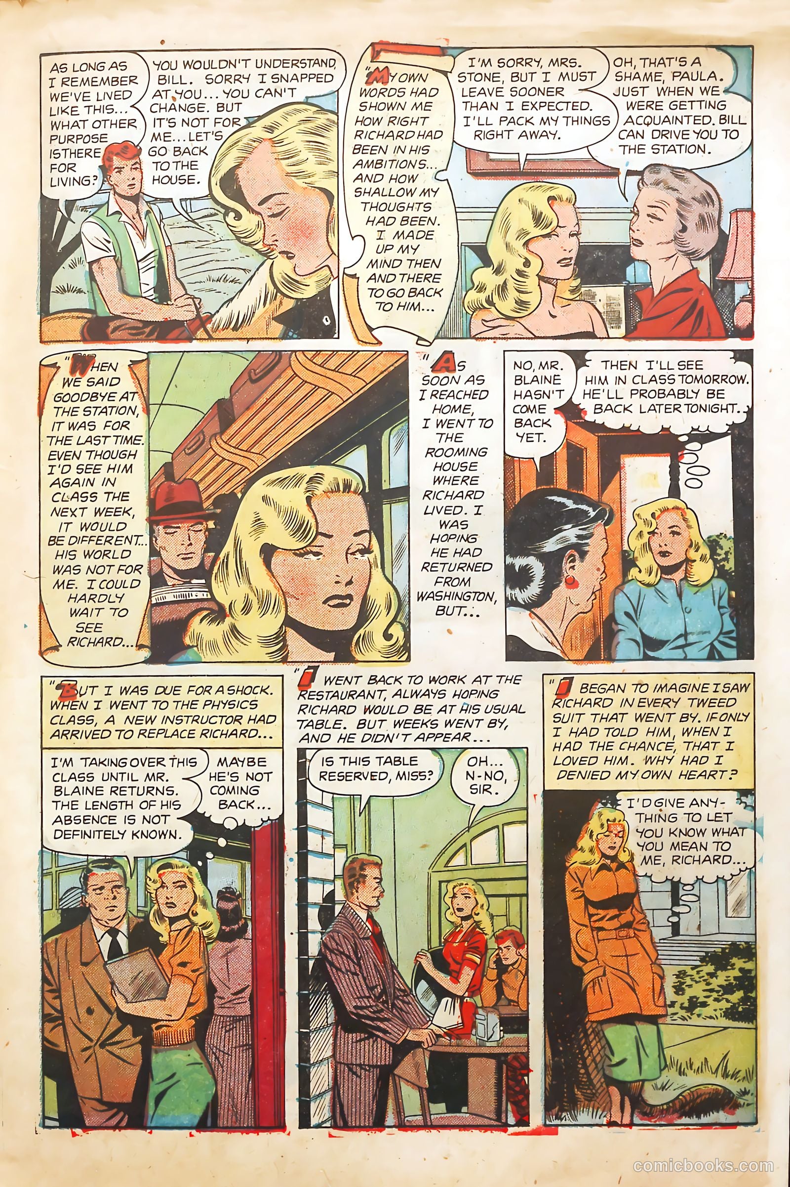Teen-Age Romances #19 (1951) — page 15 of 36