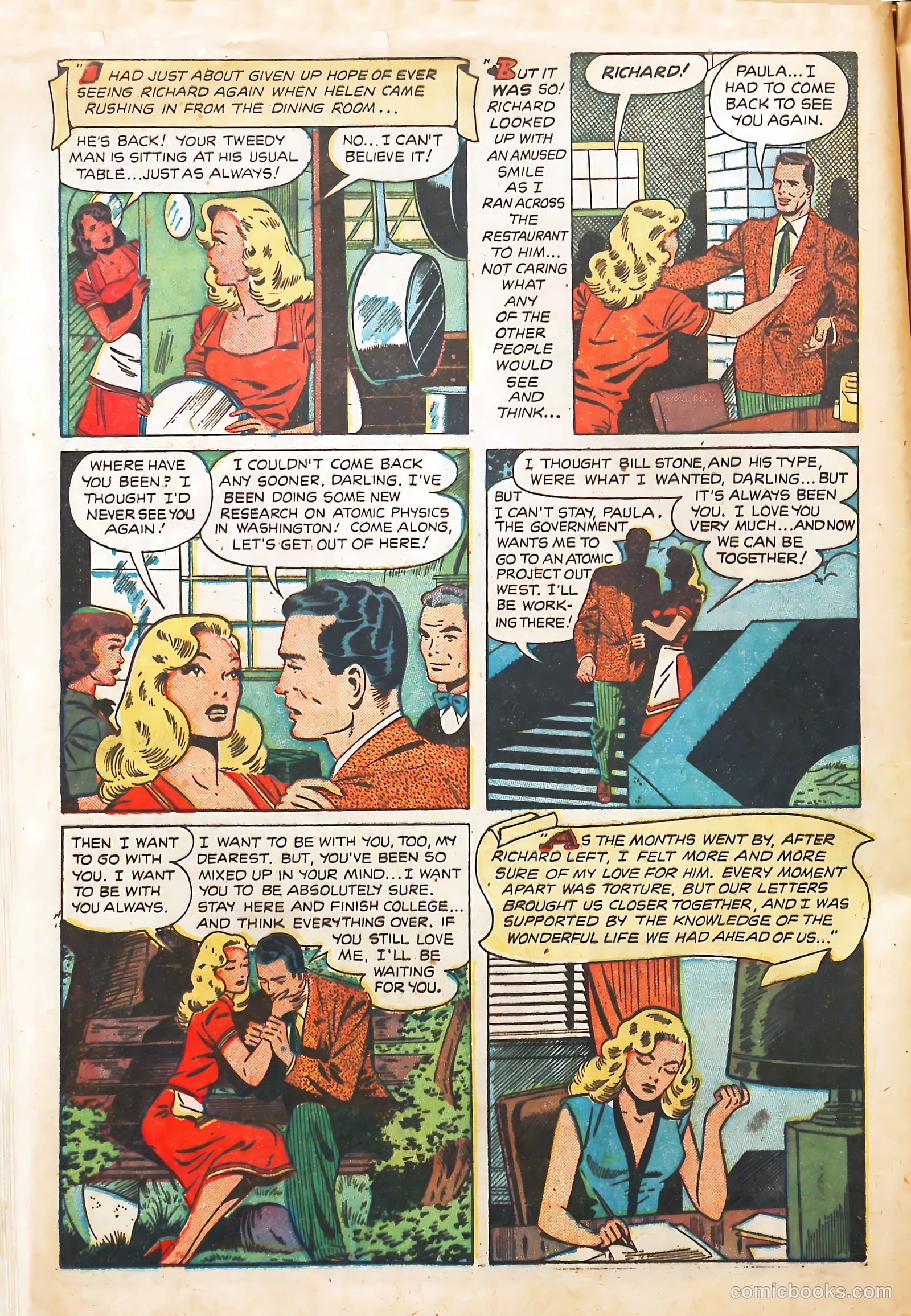 Teen-Age Romances #19 (1951) — page 16 of 36