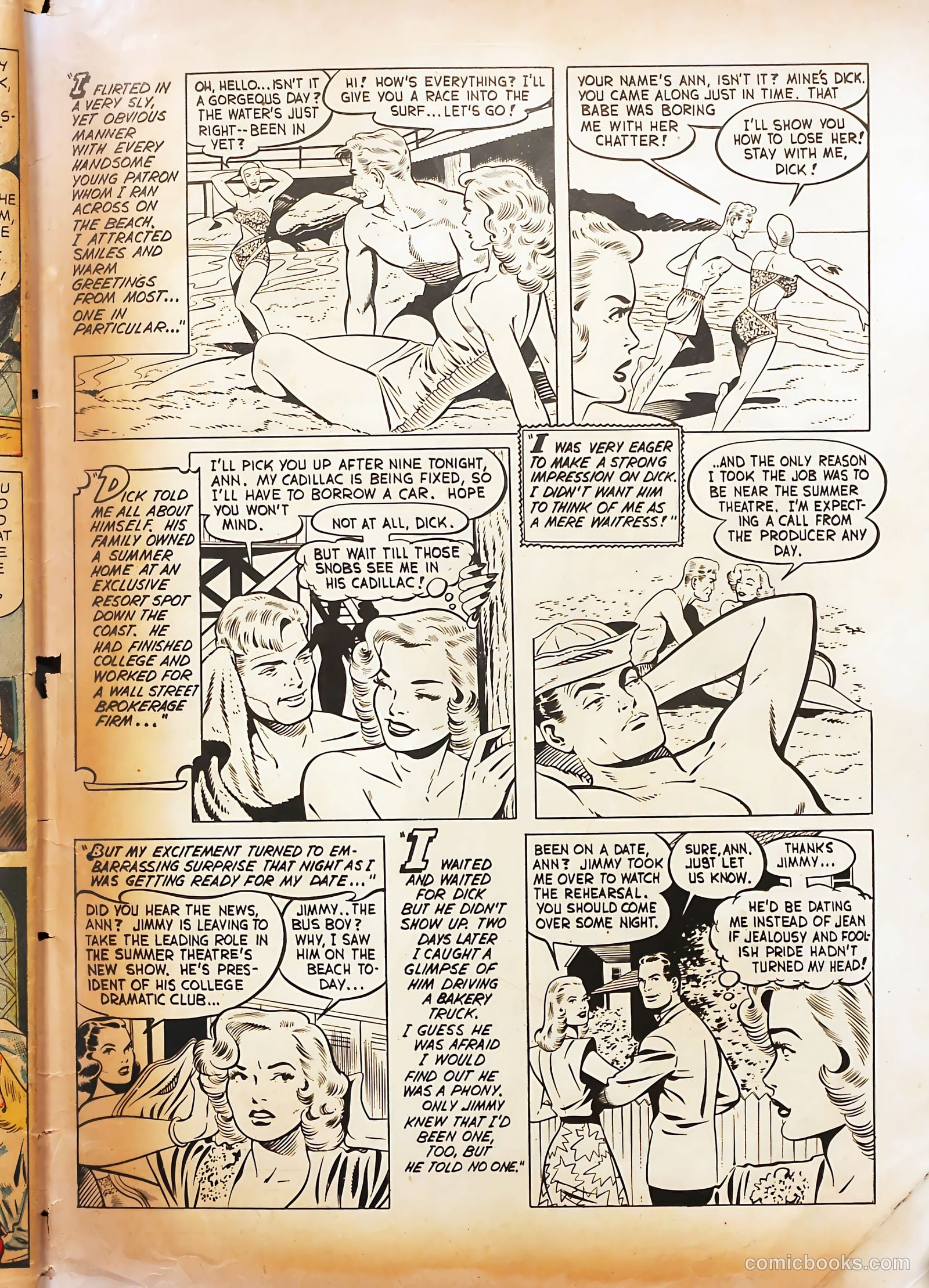 Teen-Age Romances #19 (1951) — page 35 of 36