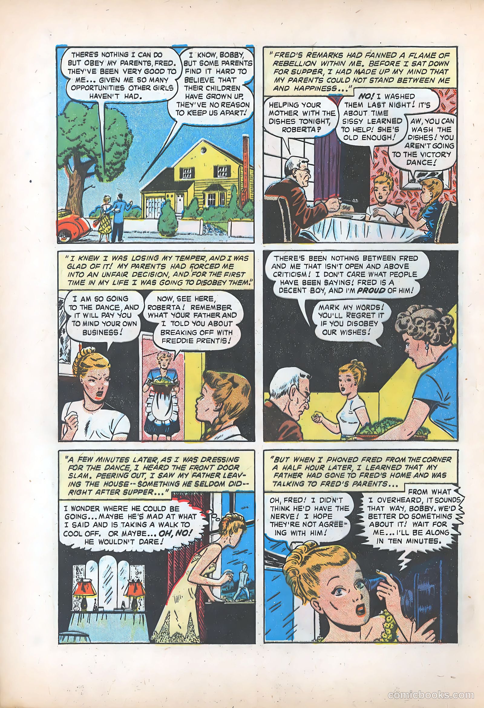Teen-Age Romances #2 (1949) — page 12 of 36