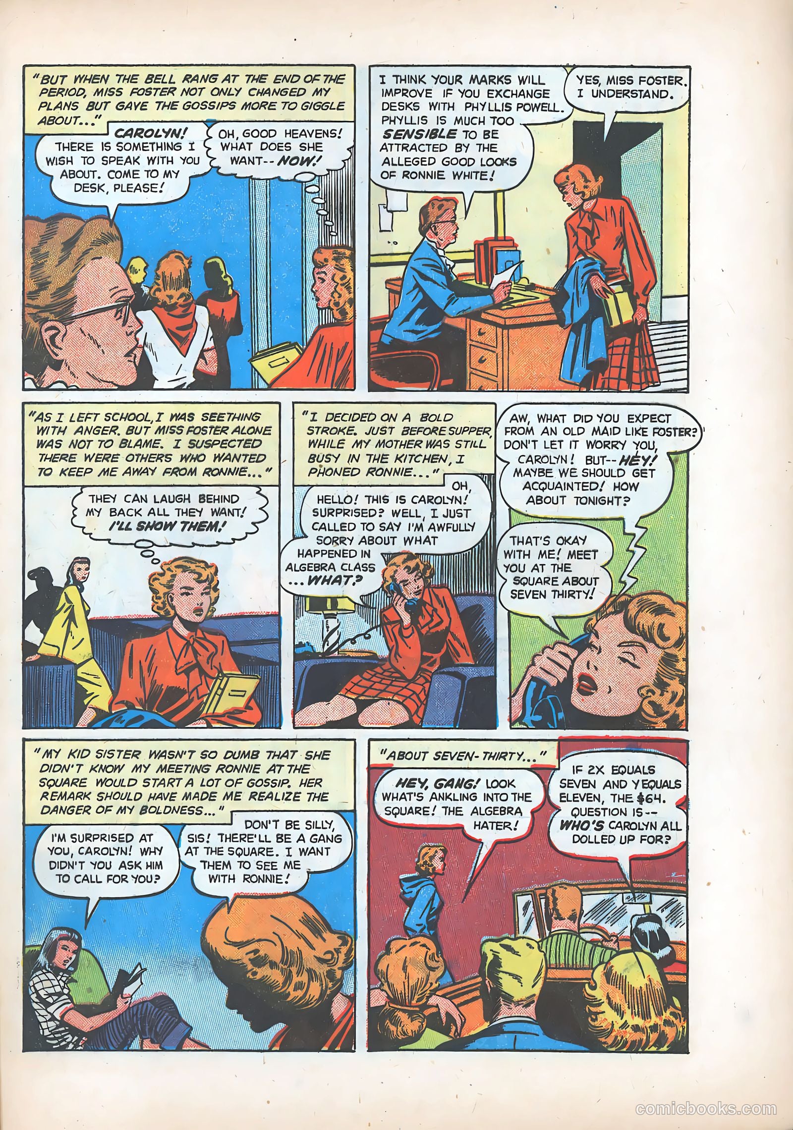 Teen-Age Romances #2 (1949) — page 21 of 36