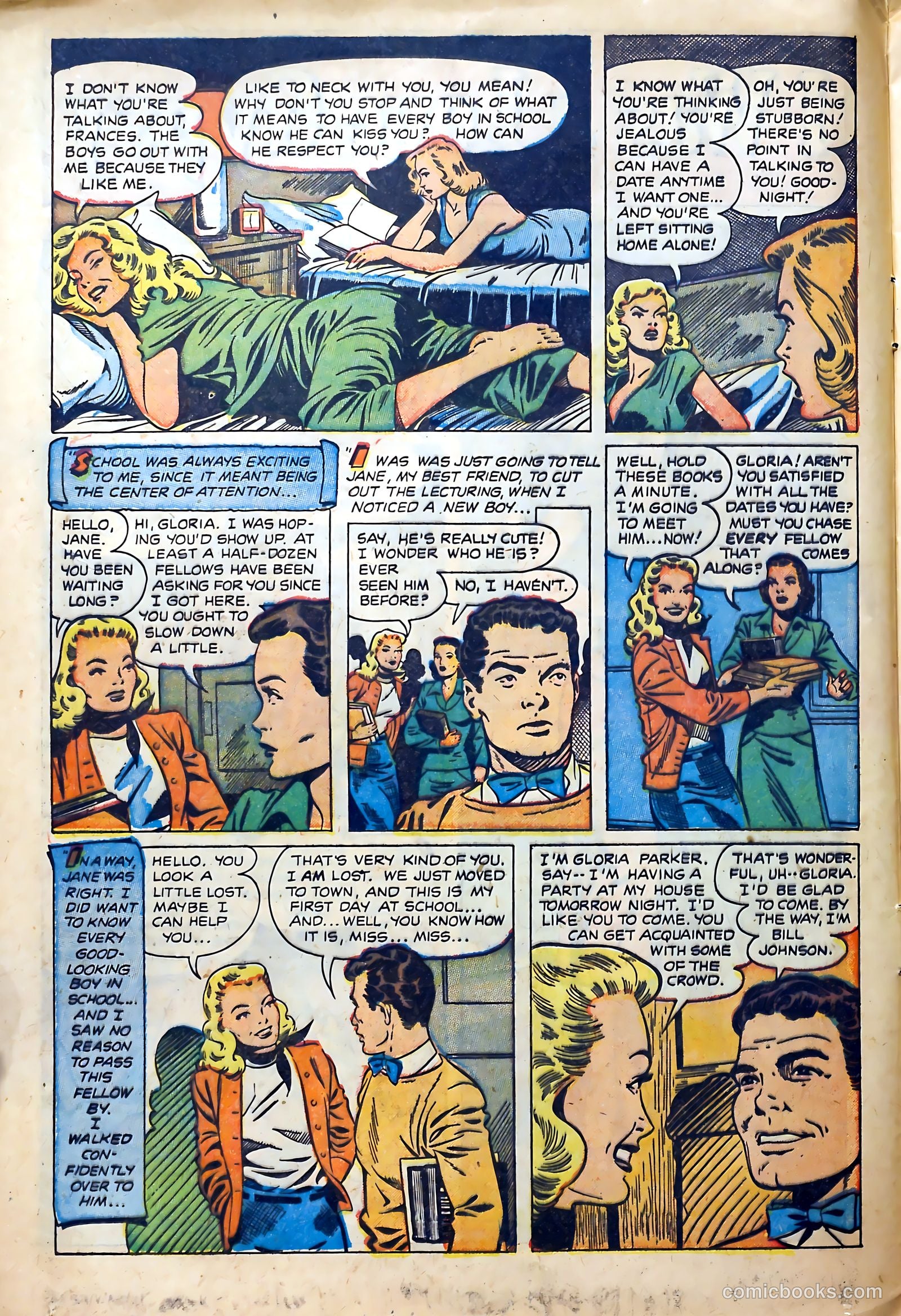 Teen-Age Romances #20 (1952) — page 12 of 36