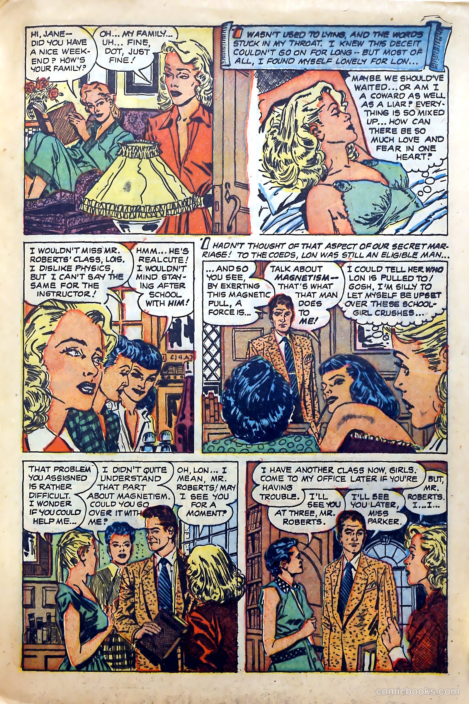 Teen-Age Romances #20 (1952) — page 21 of 36