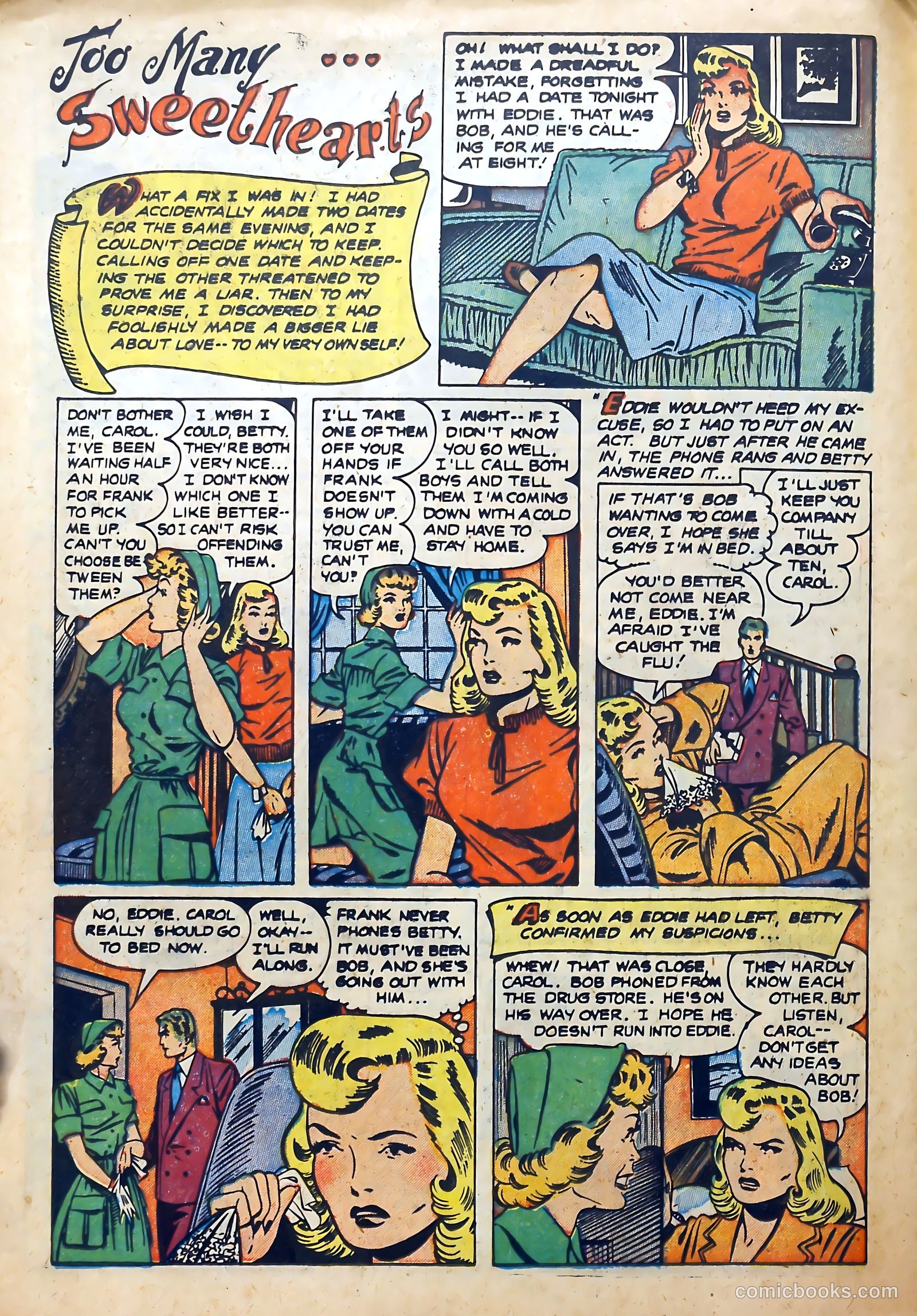 Teen-Age Romances #20 (1952) — page 26 of 36