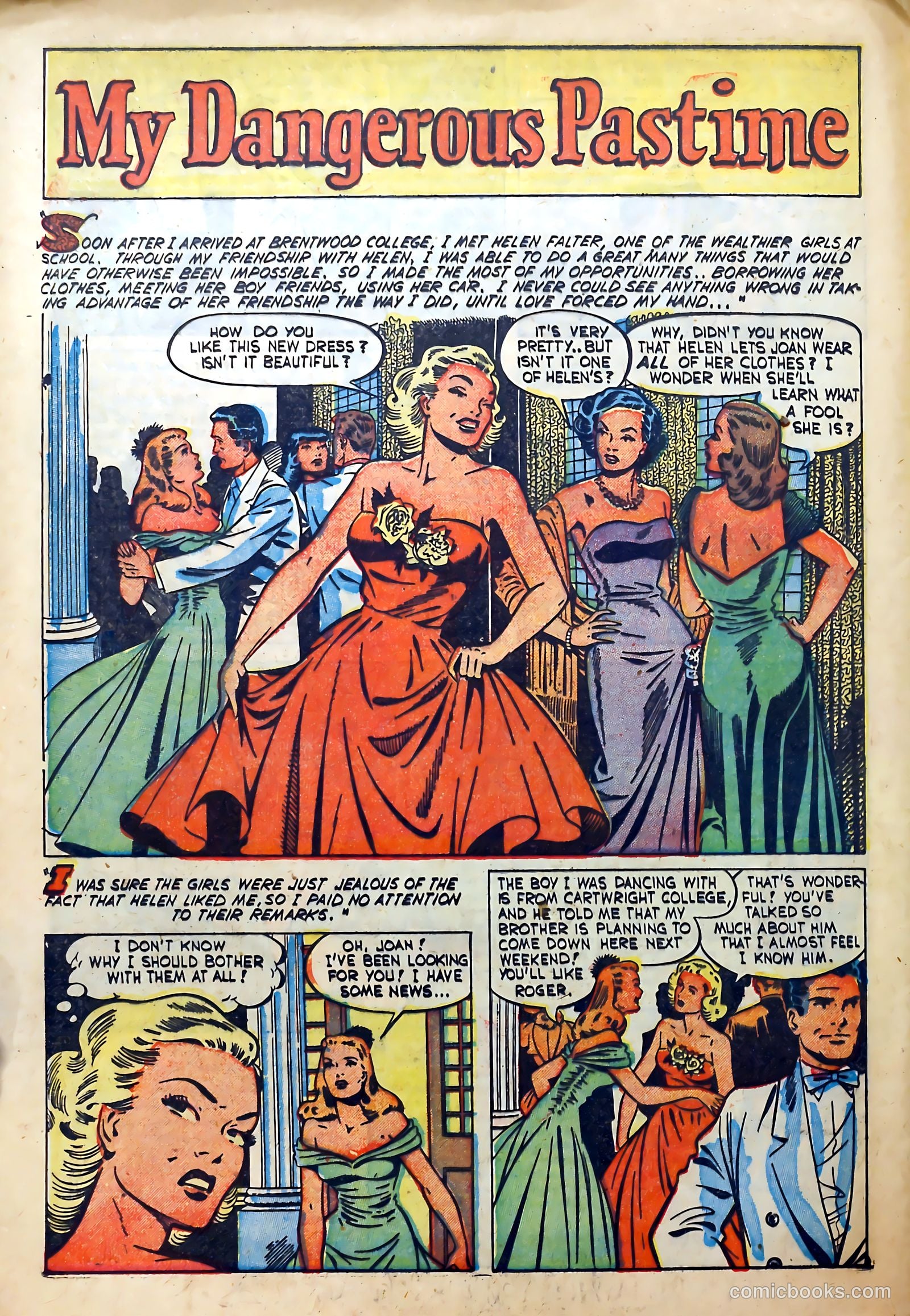 Teen-Age Romances #20 (1952) — page 28 of 36