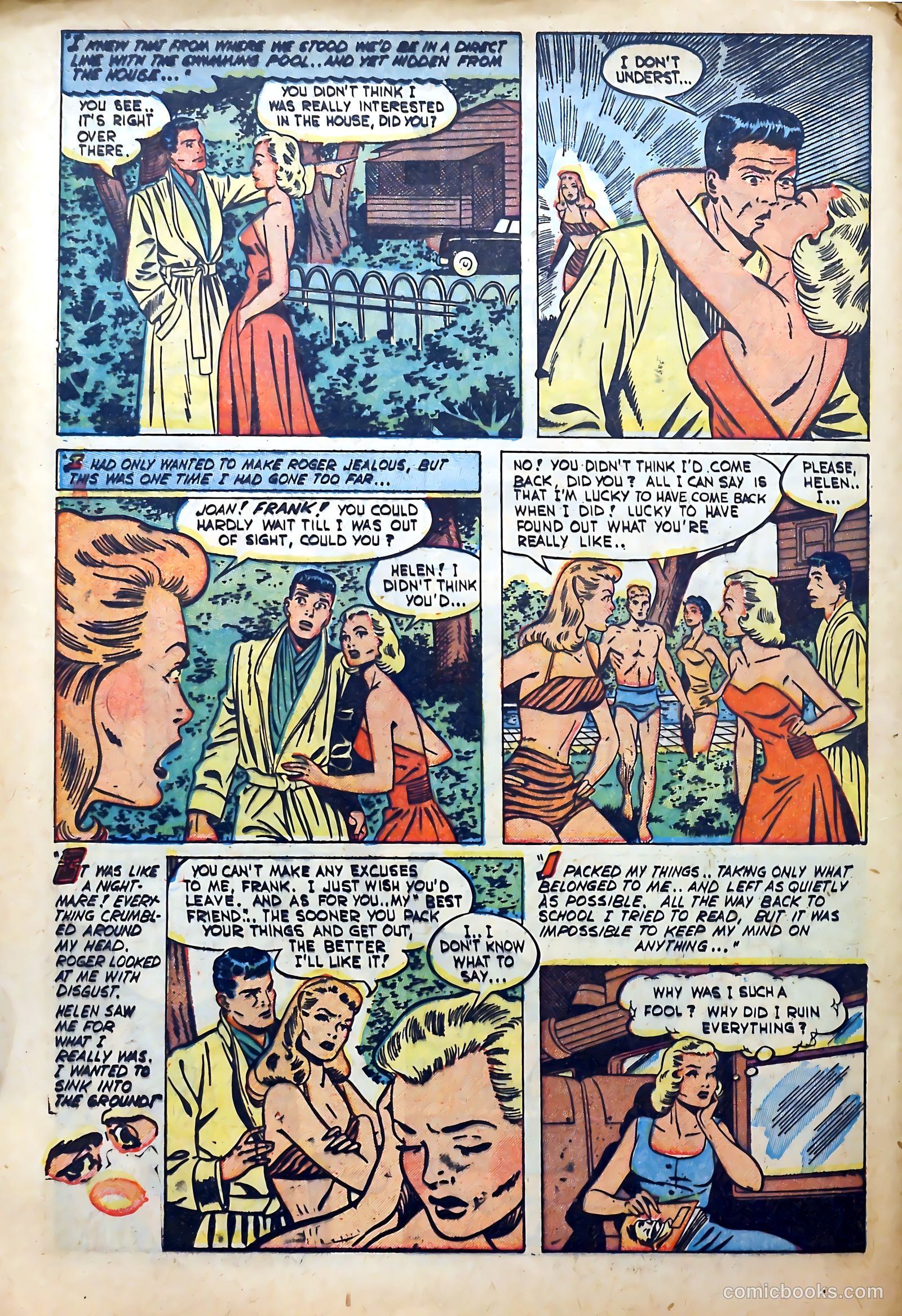 Teen-Age Romances #20 (1952) — page 32 of 36