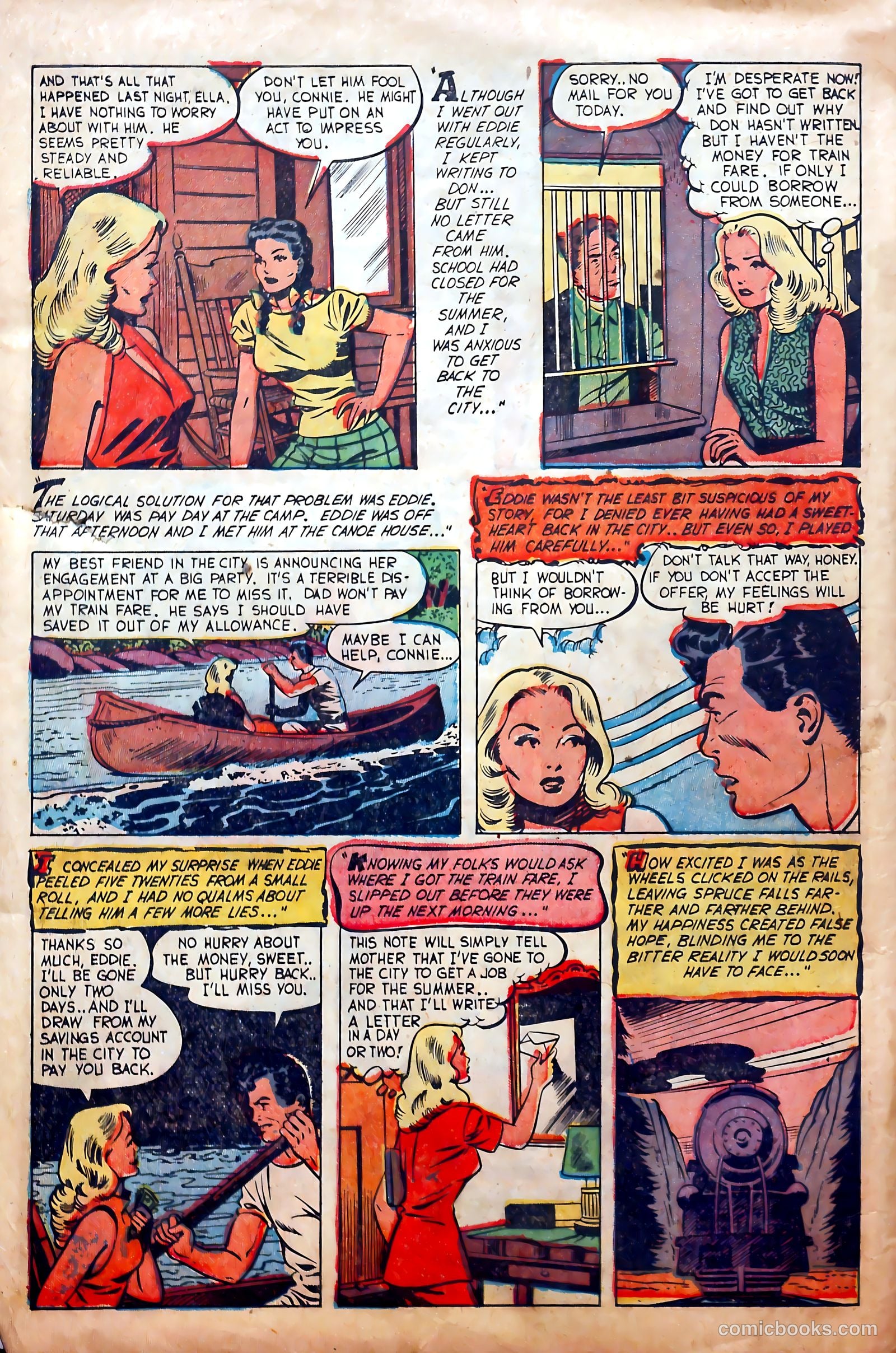 Teen-Age Romances #21 (1952) — page 7 of 37