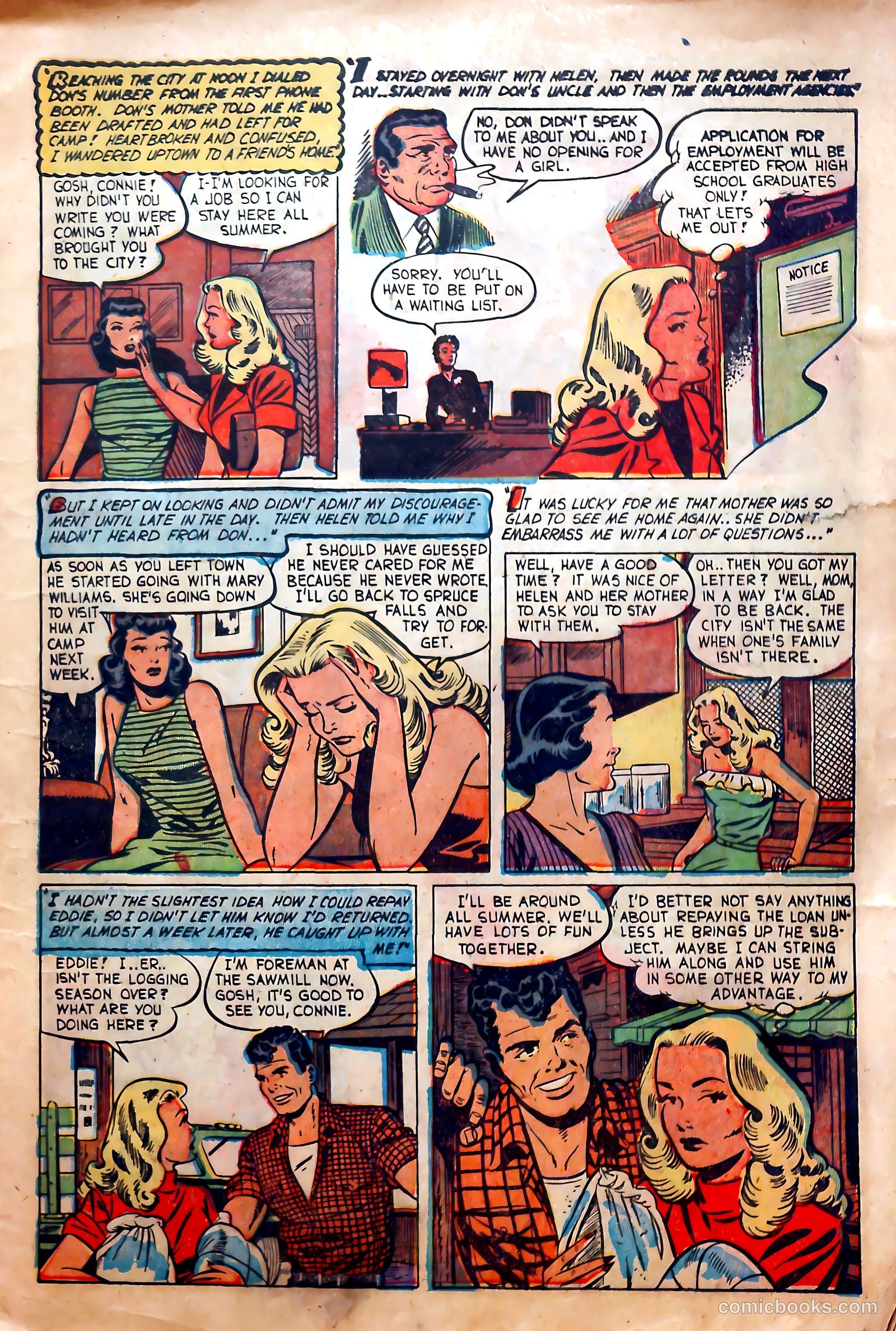 Teen-Age Romances #21 (1952) — page 8 of 37