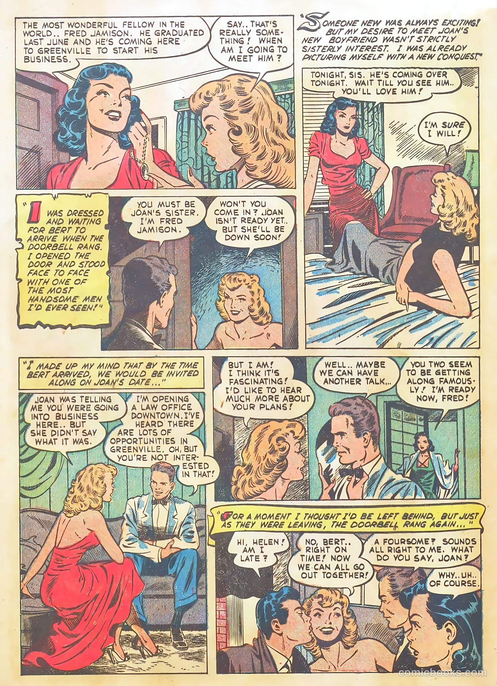 Teen-Age Romances #22 (1952) — page 4 of 37