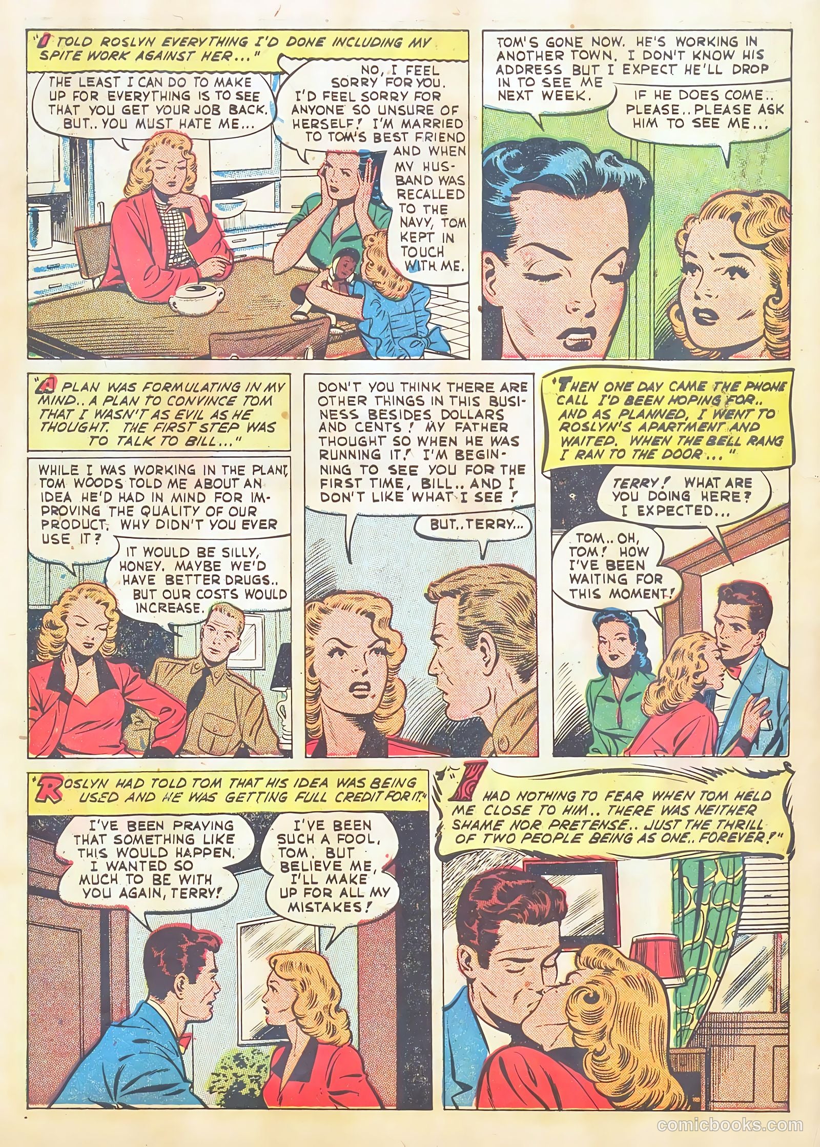 Teen-Age Romances #22 (1952) — page 34 of 37