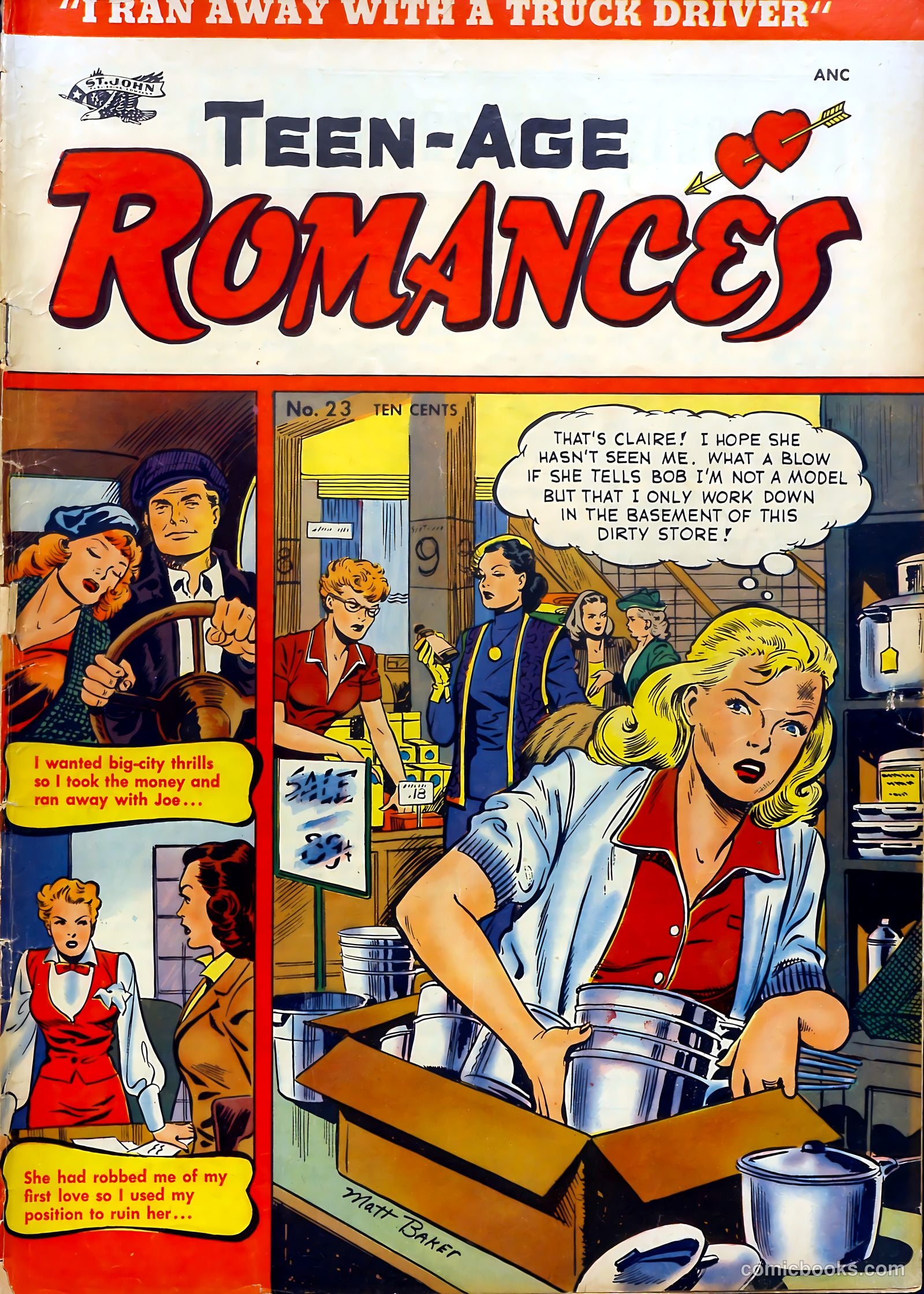 Teen-Age Romances #23 cover