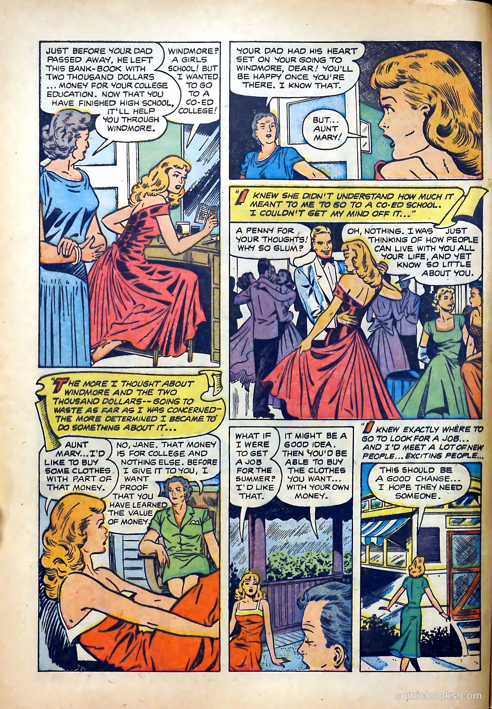 Teen-Age Romances #23 (1952) — page 4 of 36
